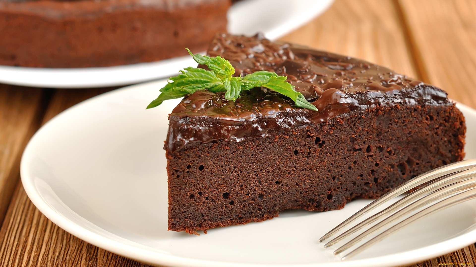 еда, пирожные, кексы, печенье, кусок, шоколад, мята