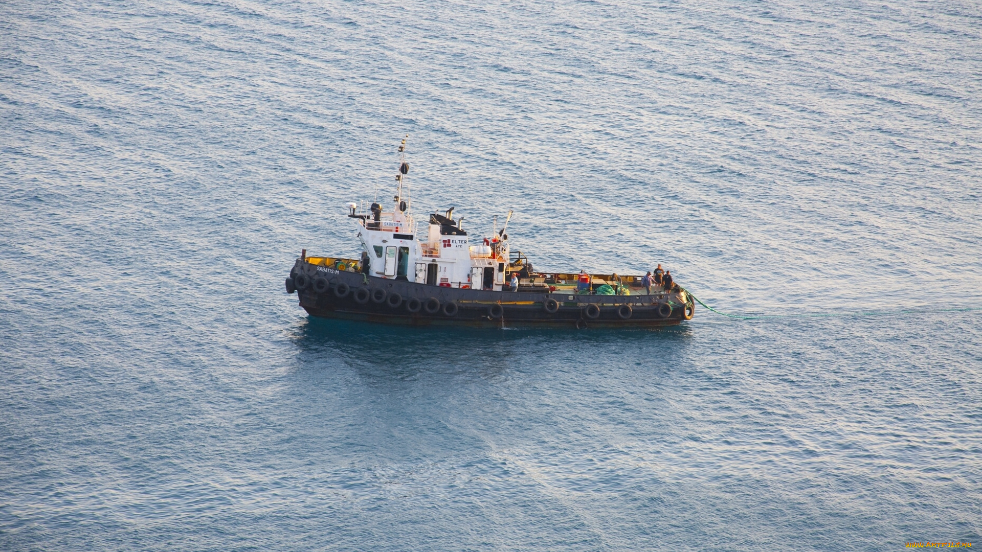 корабли, баркасы, буксиры, вода, море, буксир