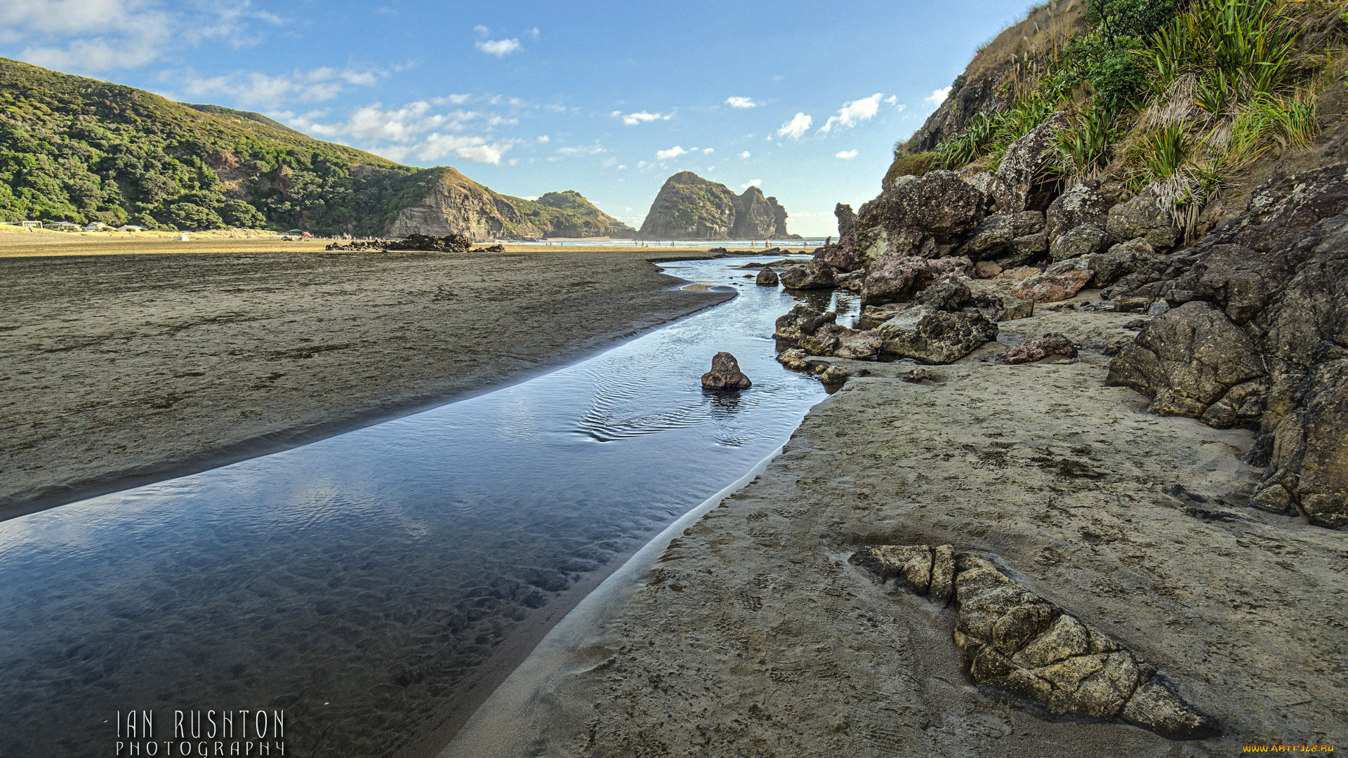 природа, реки, озера, река, холмы