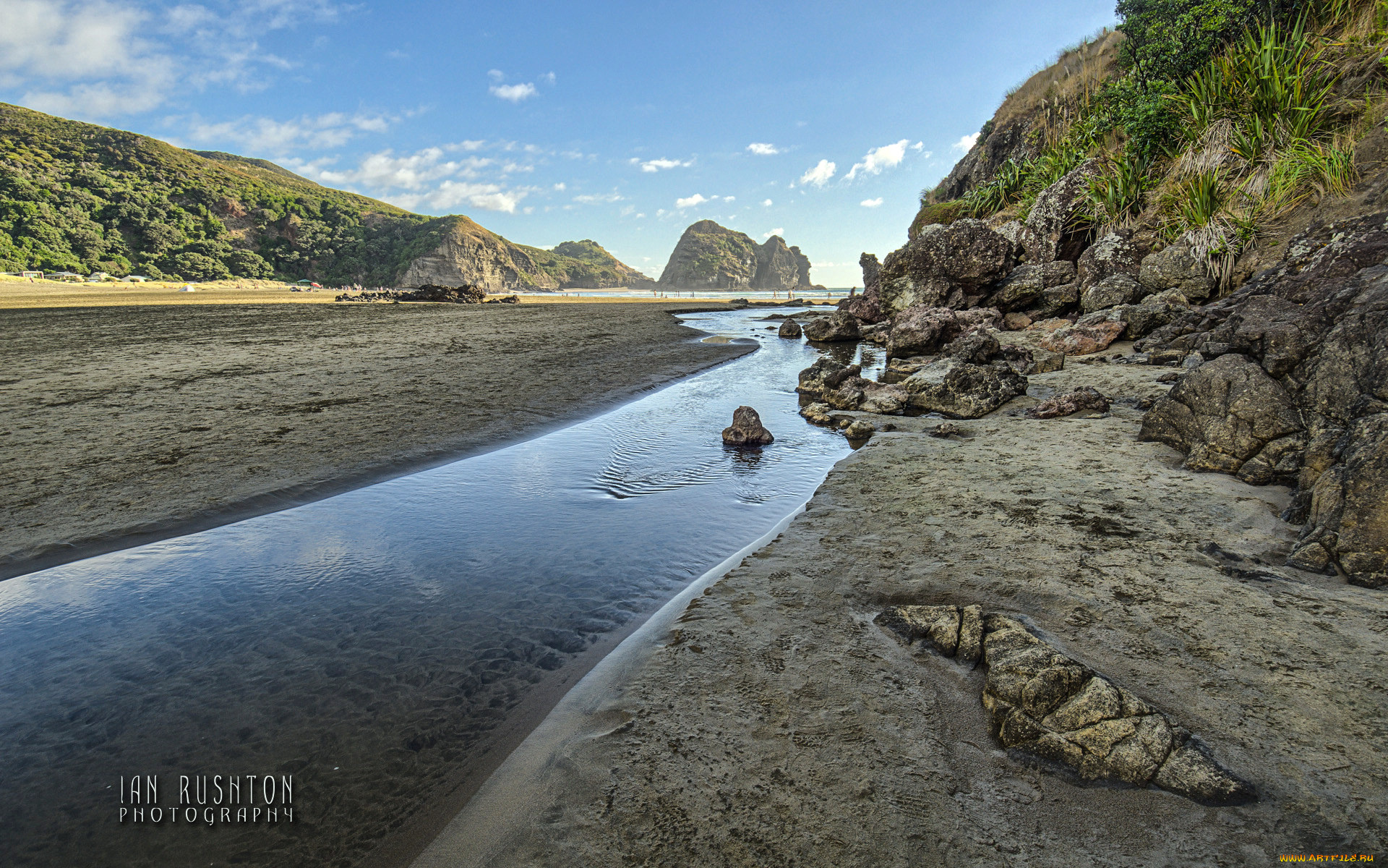 природа, реки, озера, река, холмы