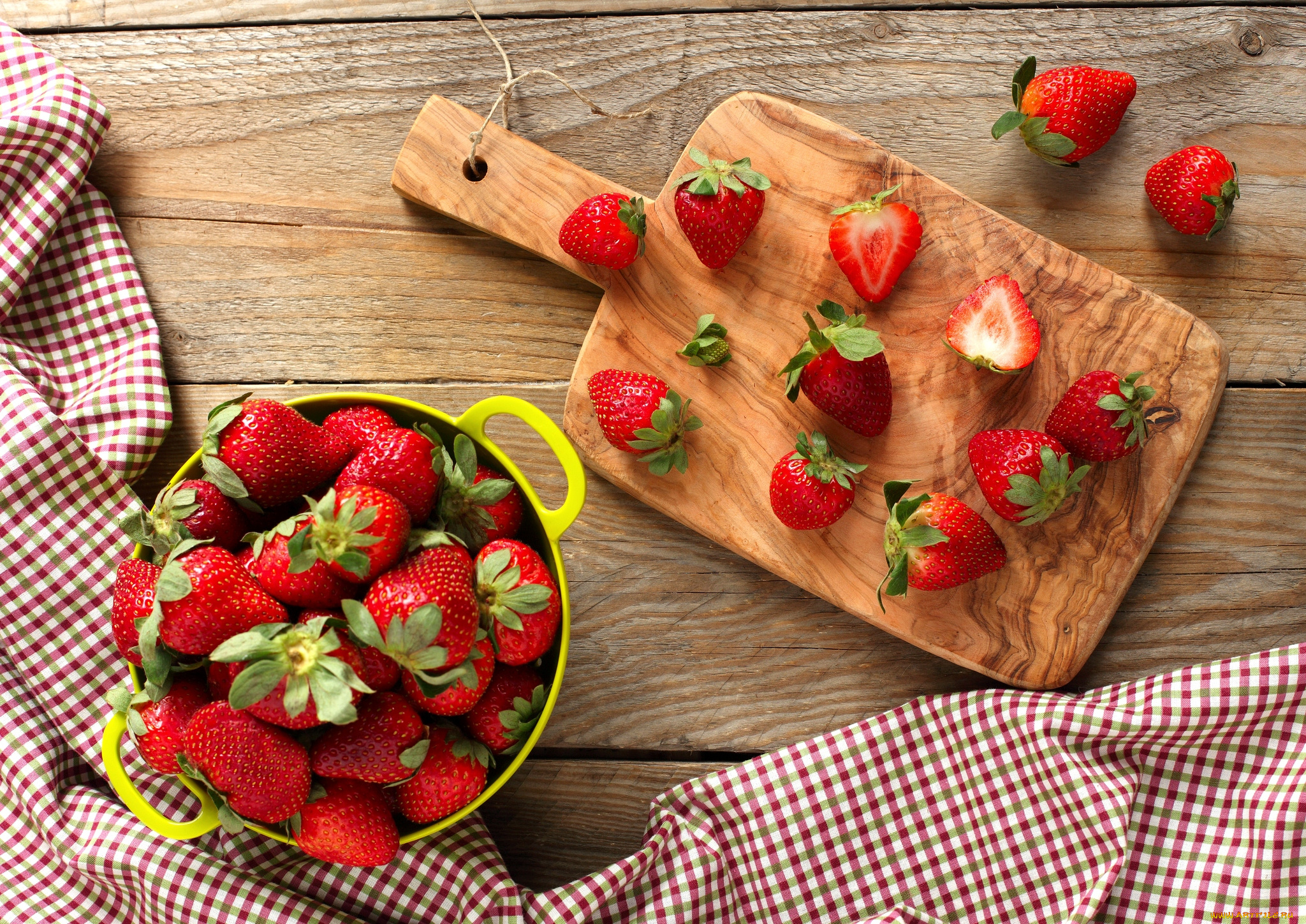 еда, клубника, земляника, ягоды