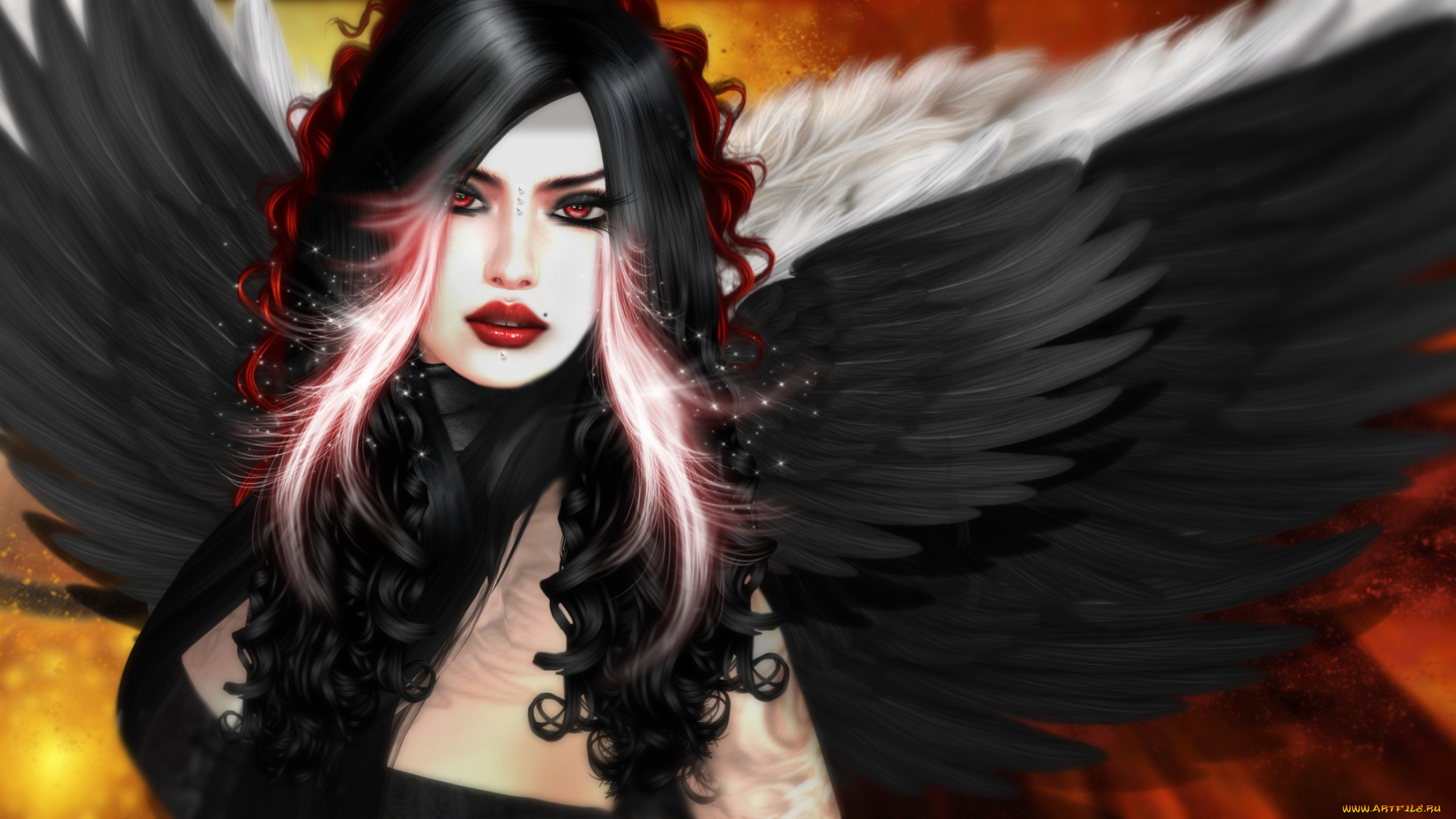 3д, графика, angel, , ангел, крылья