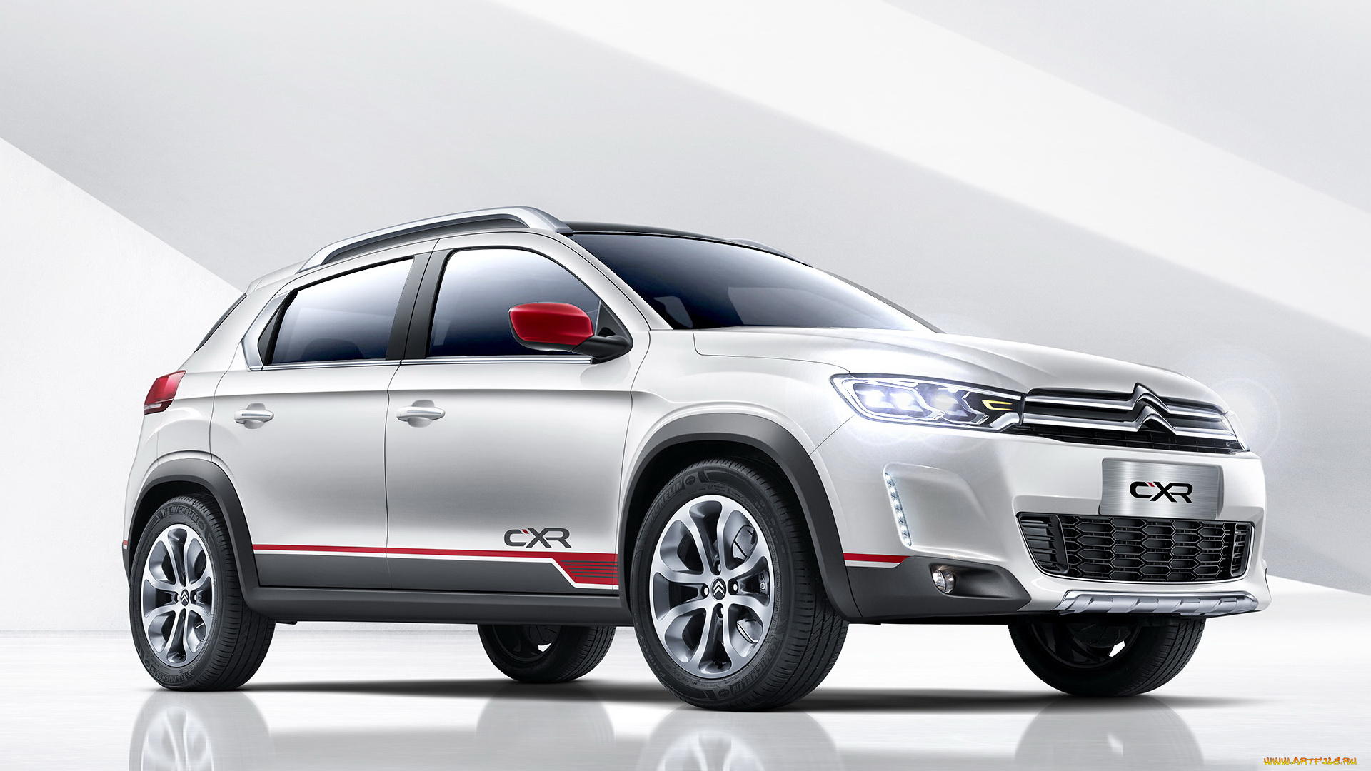 автомобили, citroen, 2014, concept, c-xr, светлый, citroеn
