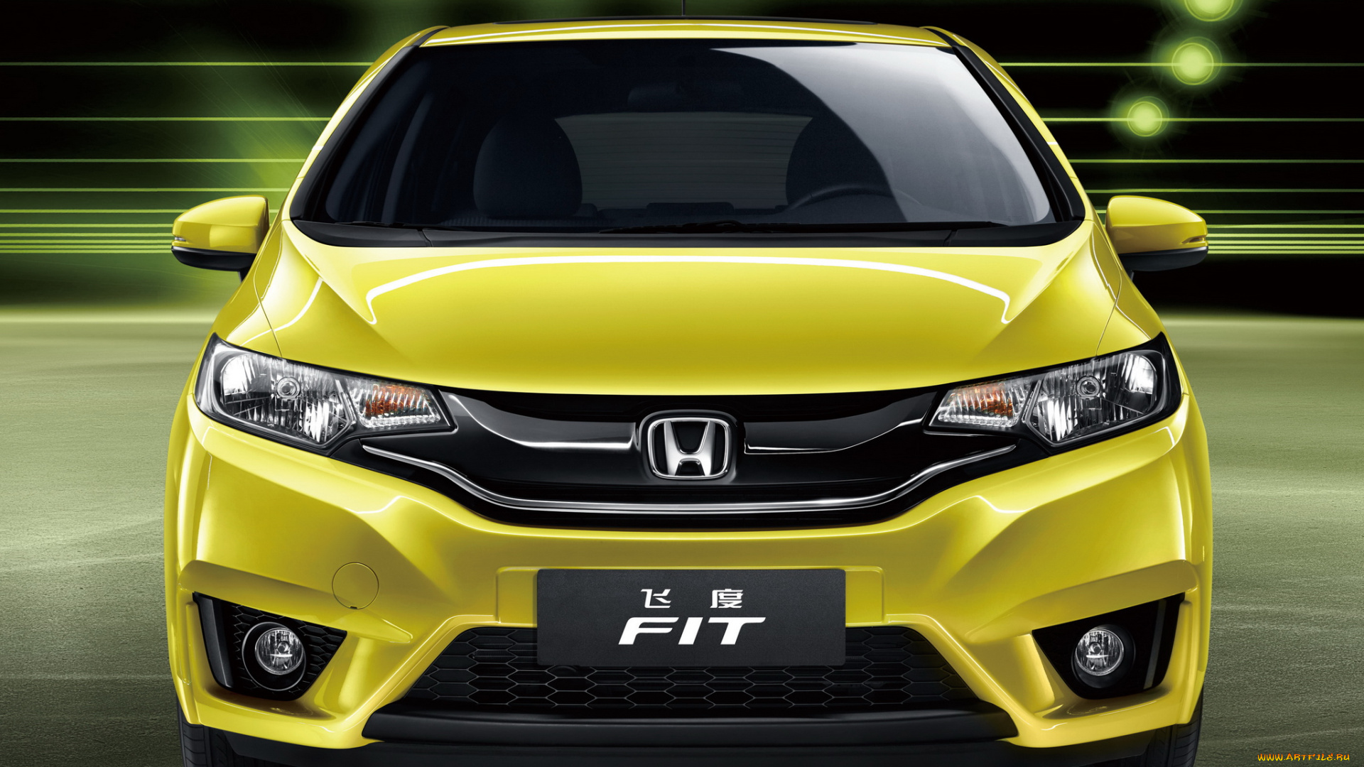 автомобили, honda, cn-spec, fit, желтый, 2014