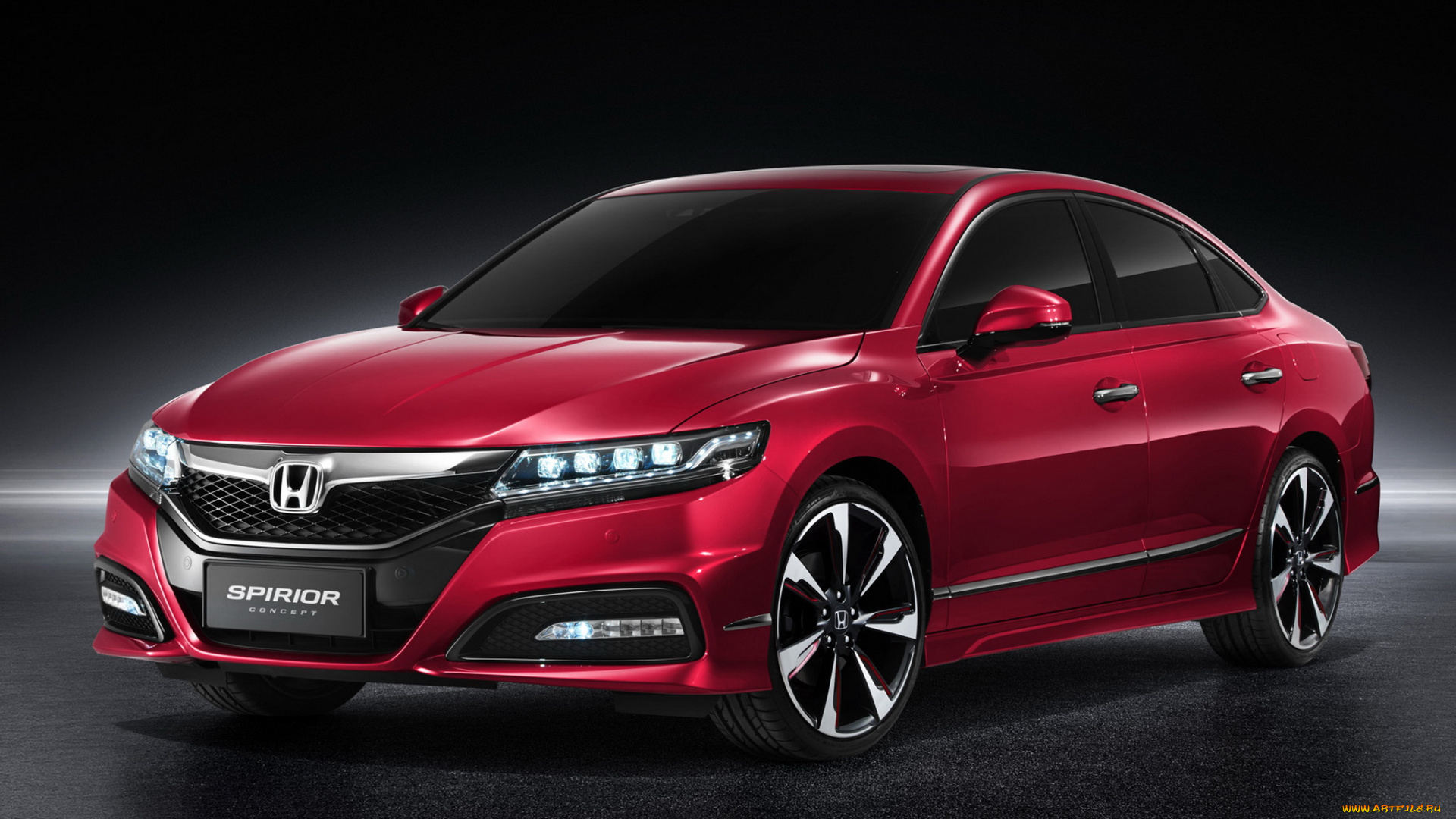 автомобили, honda, красный, 2014г, concept, spirior