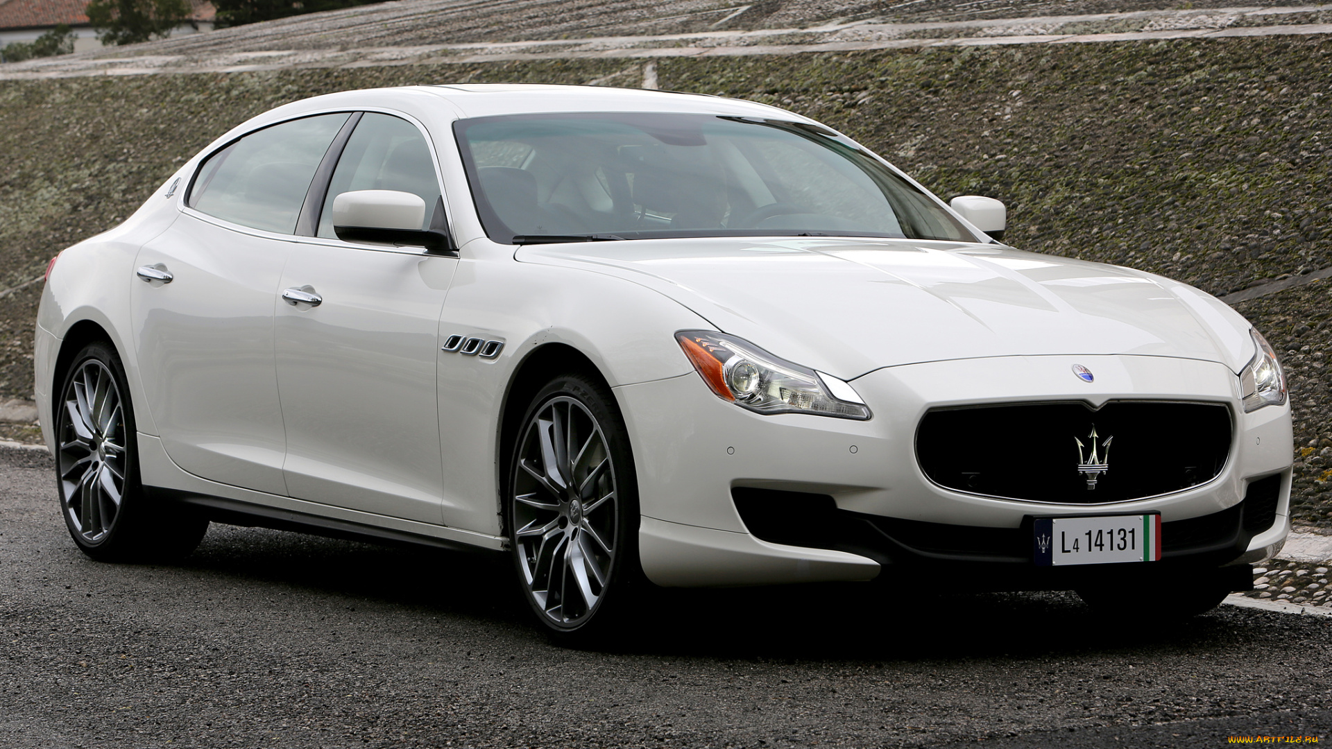 автомобили, maserati, quattroporte, 2013г, светлый