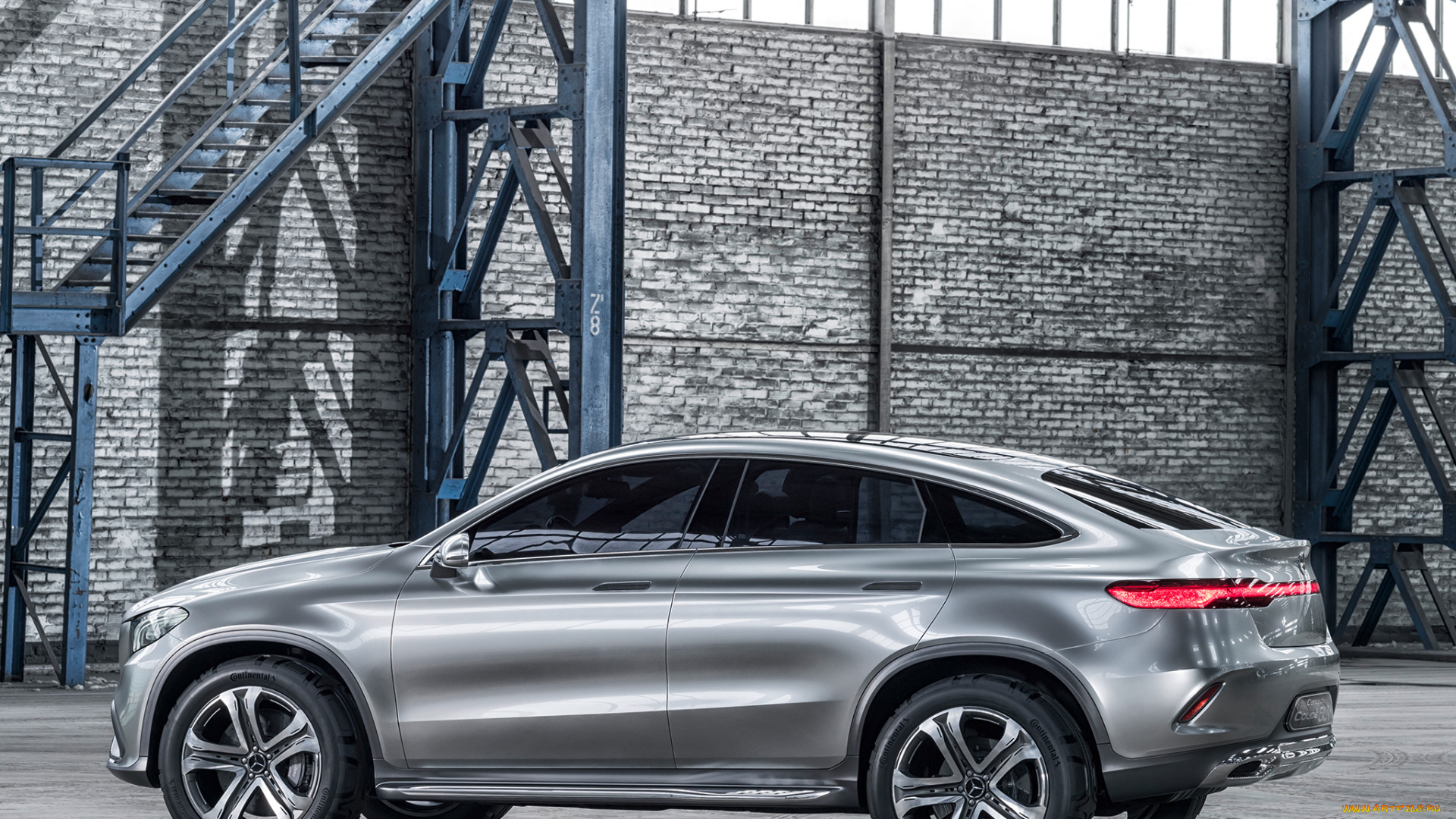 автомобили, mercedes-benz, серый, 2014, suv, concept, coupе