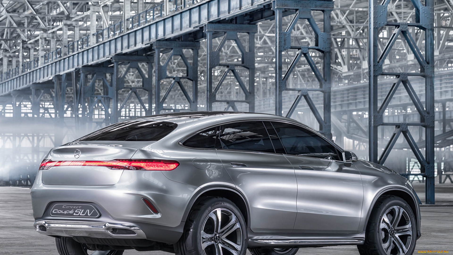 автомобили, mercedes-benz, серый, 2014, suv, concept, coupе