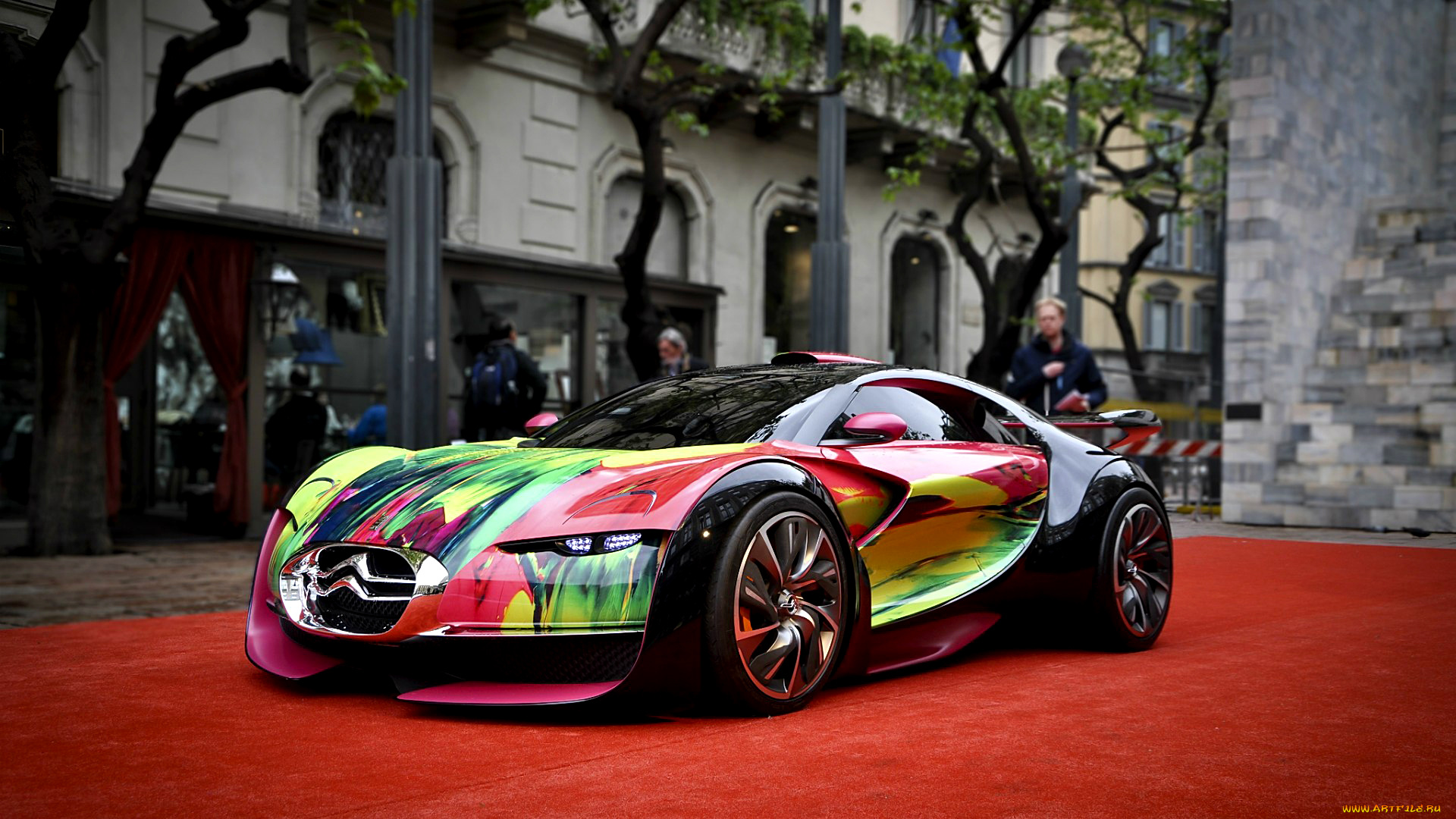 автомобили, выставки, и, уличные, фото, survolt, citroen