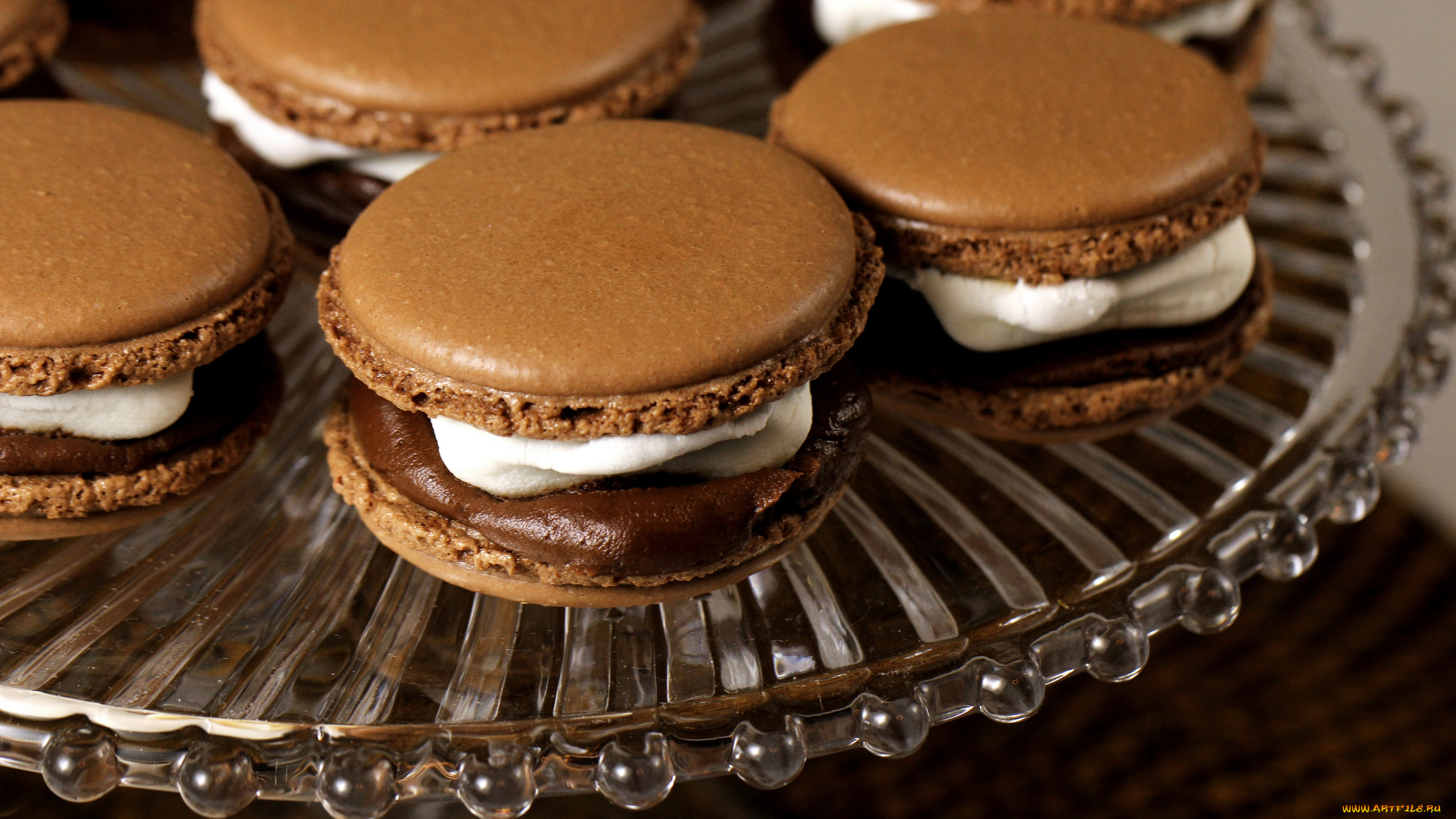 еда, -, макаруны, печенье, макарун