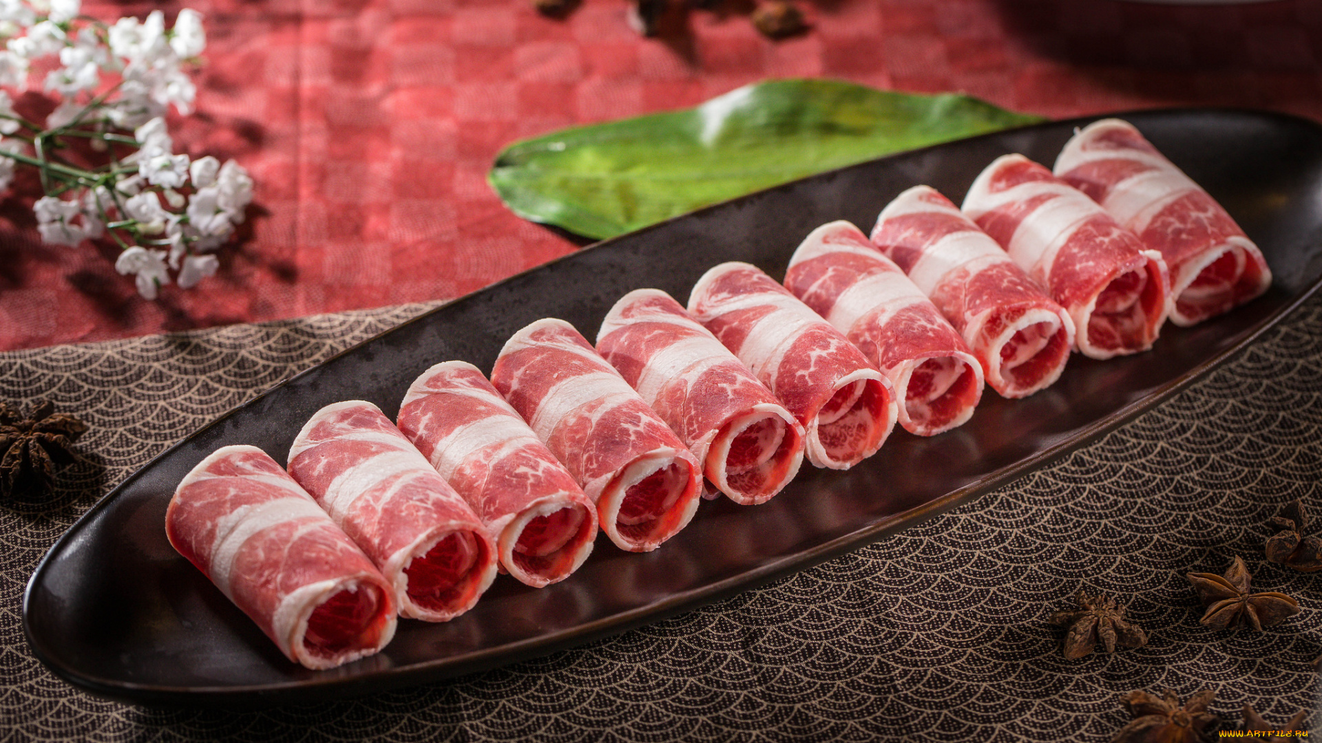 еда, мясные, блюда, бекон