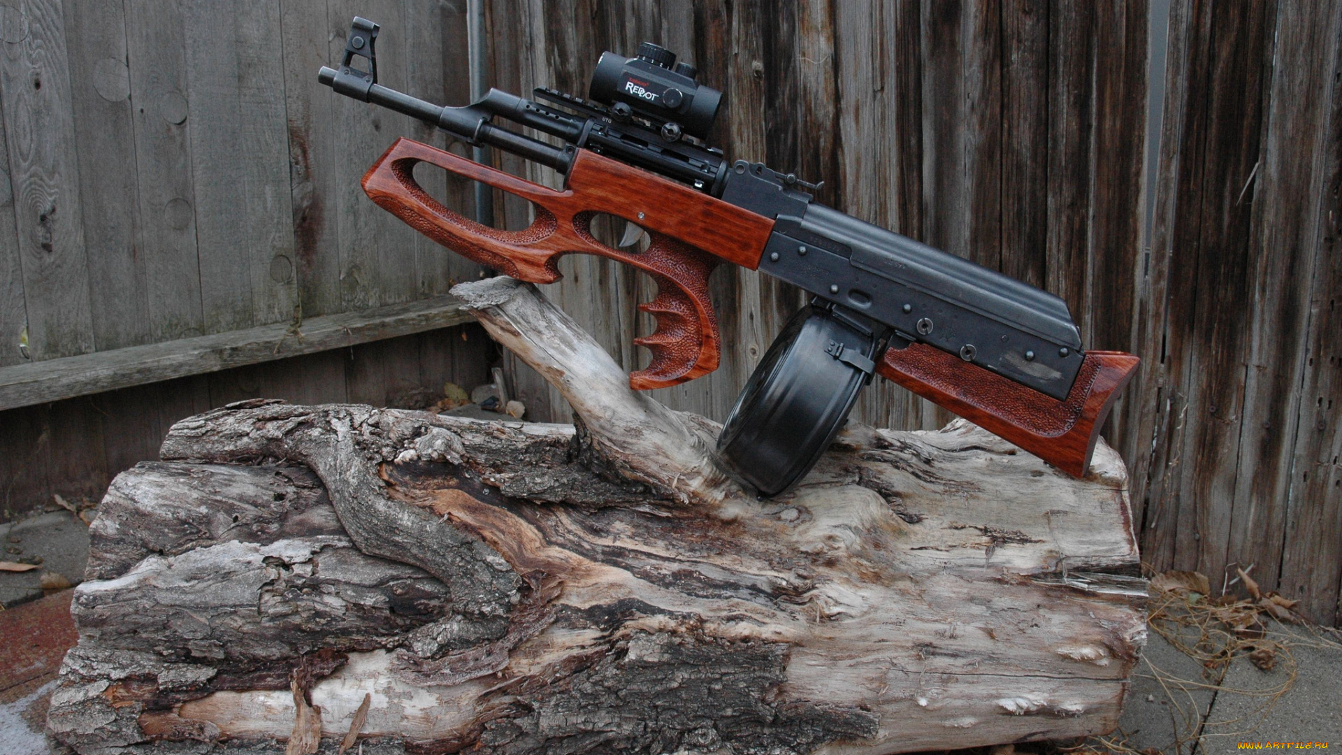 оружие, автоматы, бревно, автомат, ak-47, булл-пап