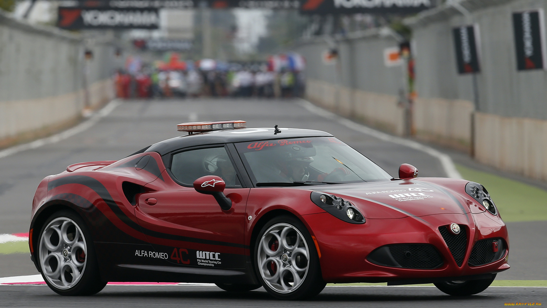 спорт, автоспорт, скорость, красеый, 2014, 960, car, safety, wtcc, гонки, alfa, romeo, 4c