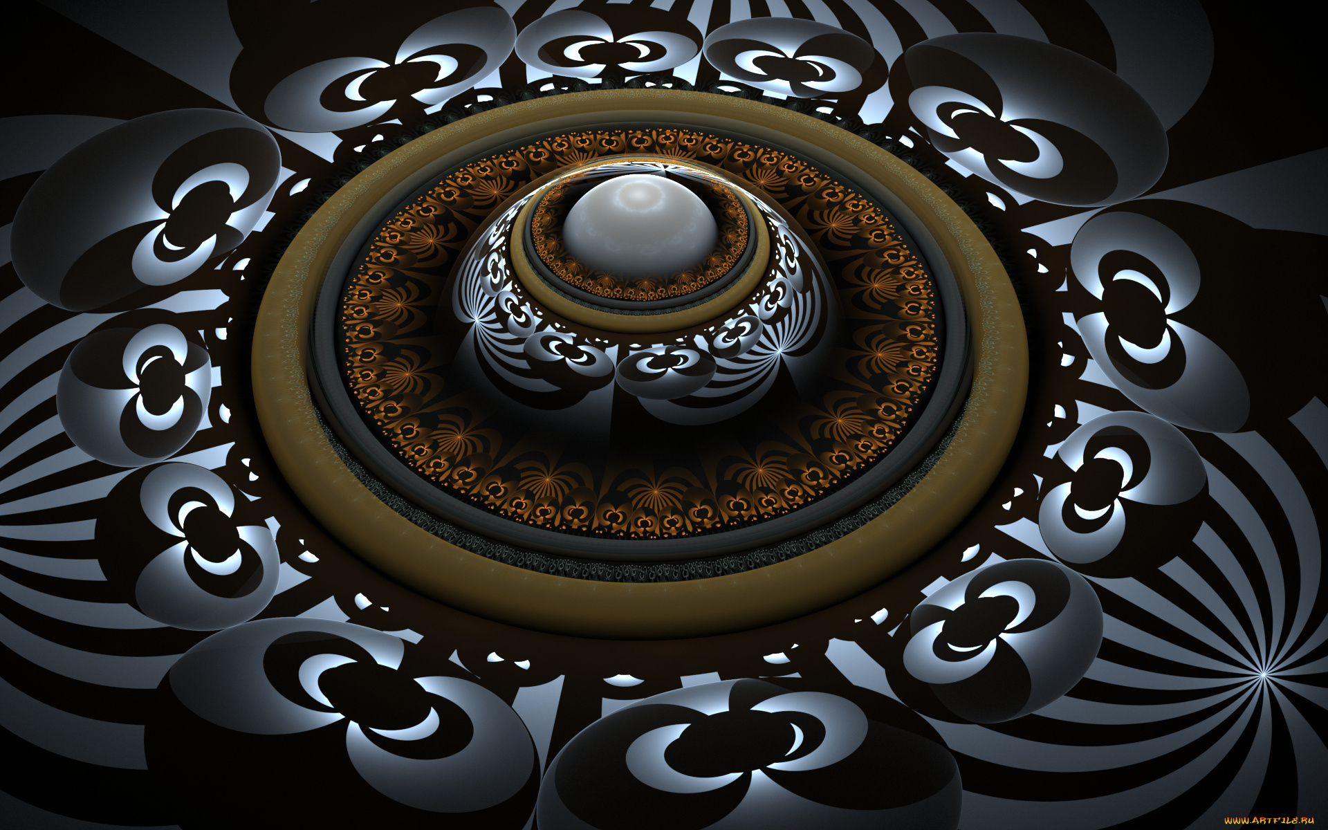 3д, графика, fractal, , фракталы, узор, фон, цвета