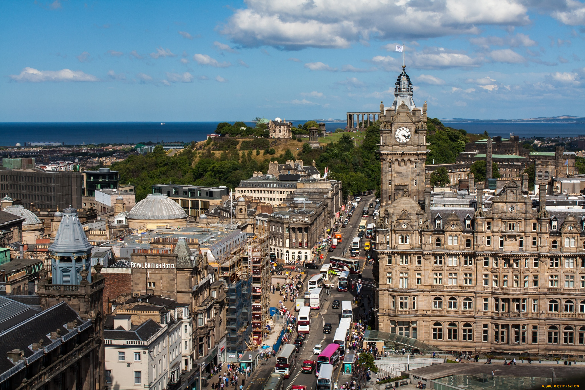 города, эдинбург, , шотландия, улица