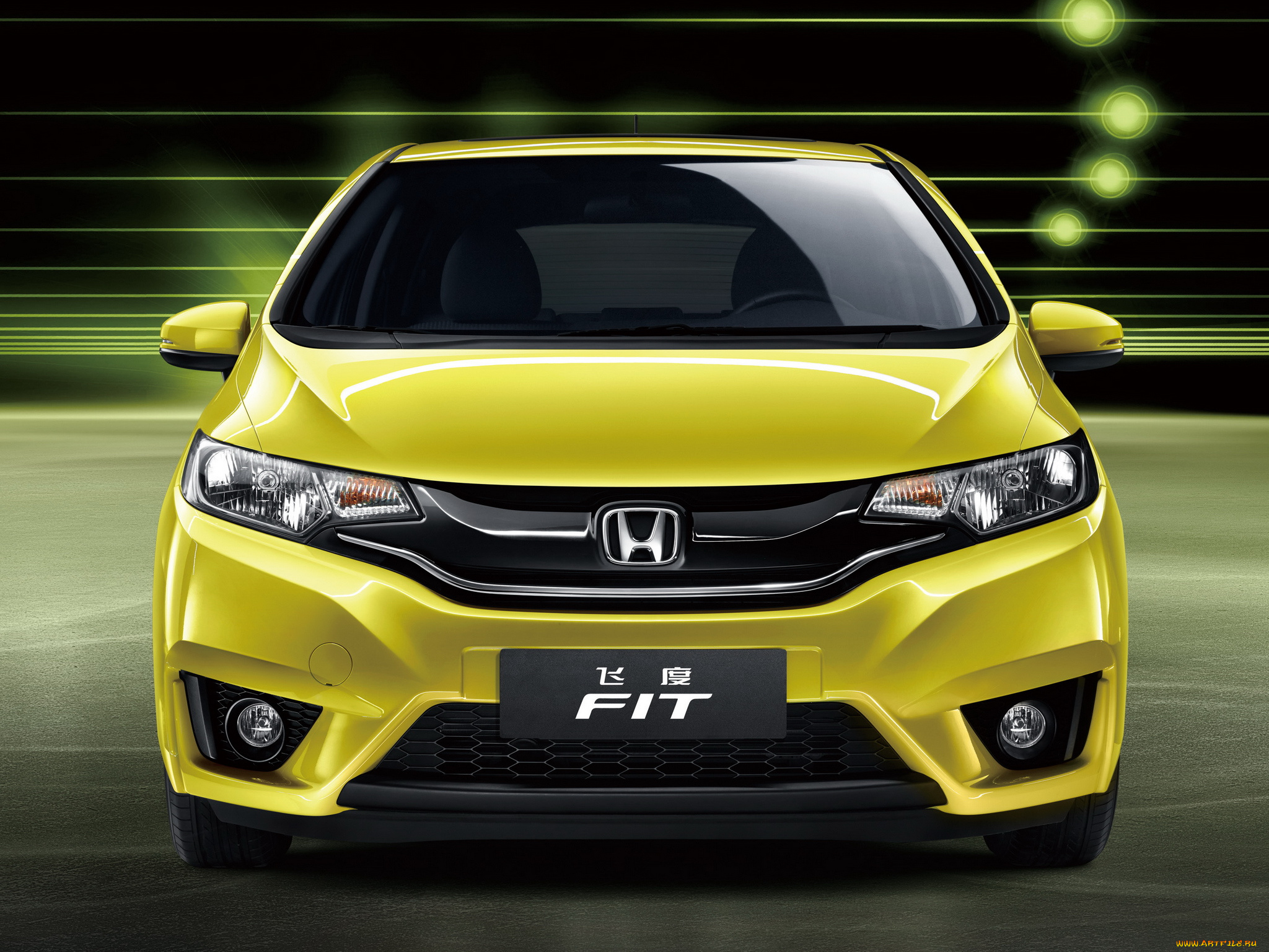 автомобили, honda, cn-spec, fit, желтый, 2014