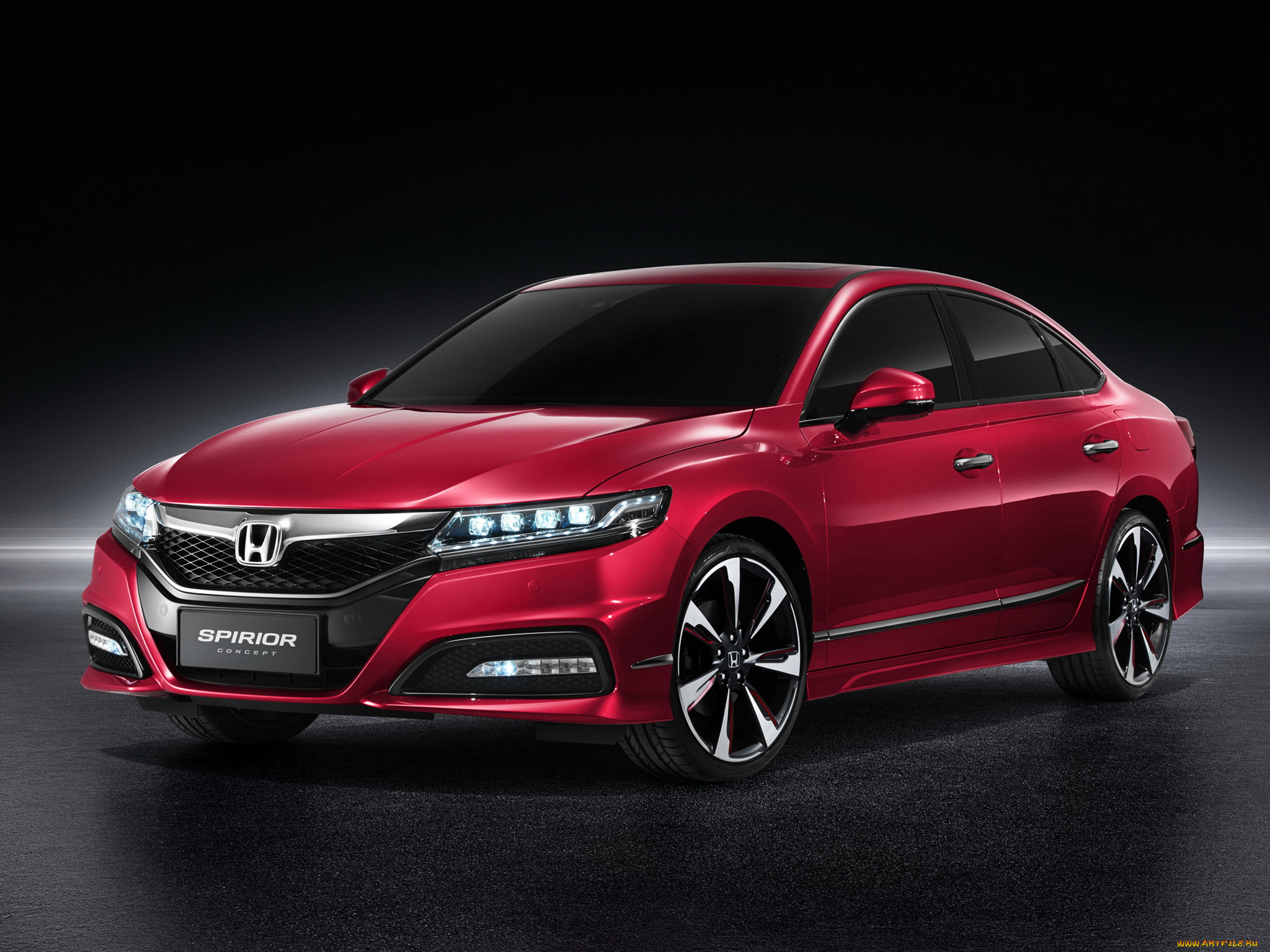 автомобили, honda, красный, 2014г, concept, spirior