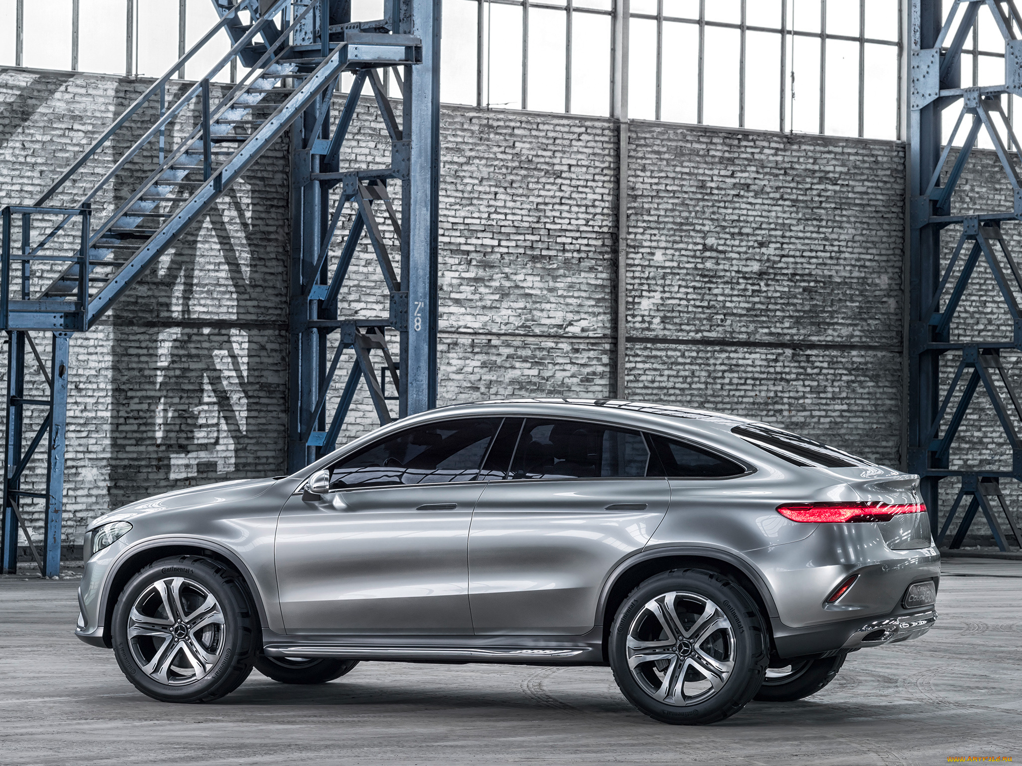 автомобили, mercedes-benz, серый, 2014, suv, concept, coupе