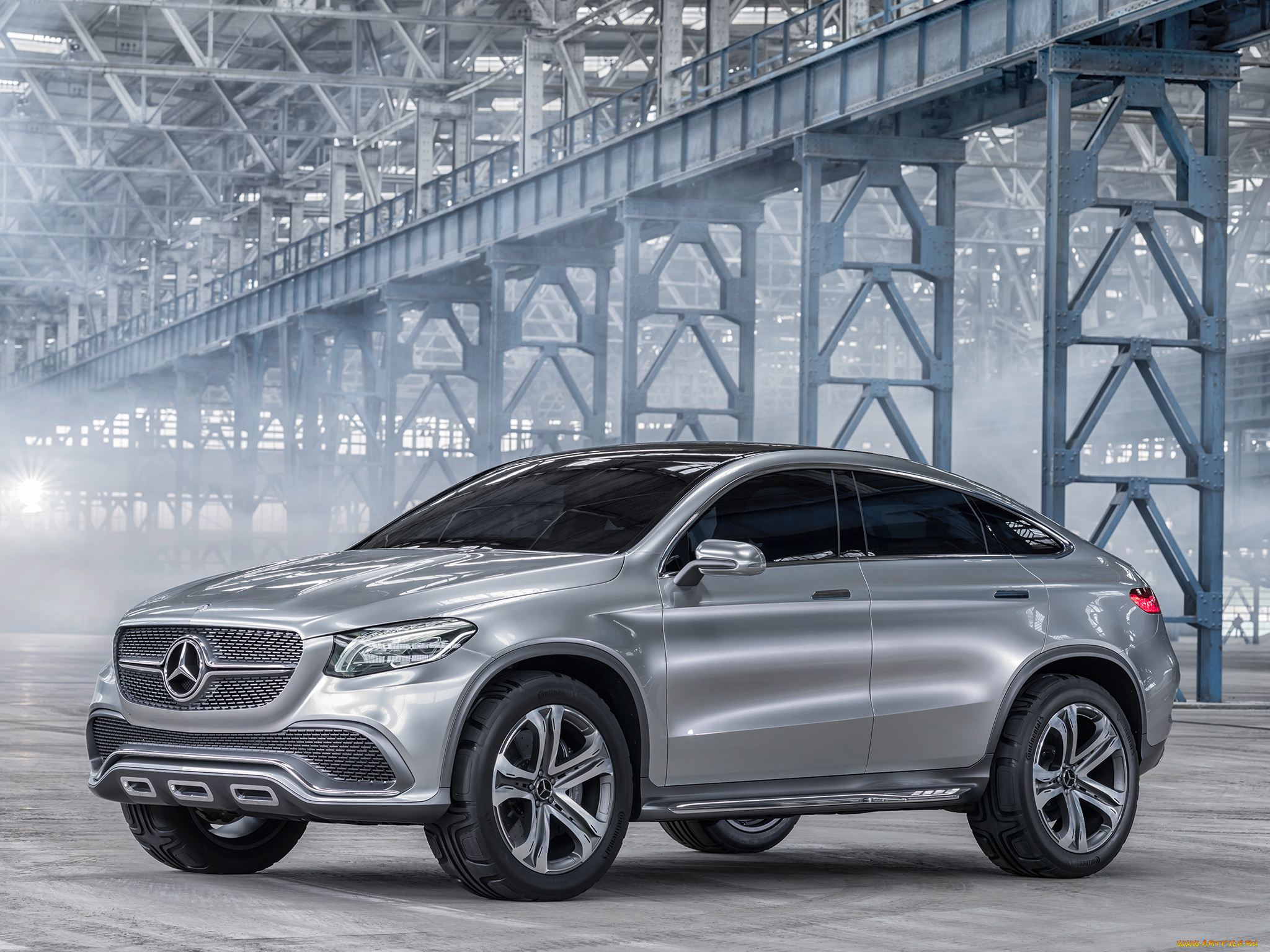автомобили, mercedes-benz, suv, 2014, серый, concept, coupе