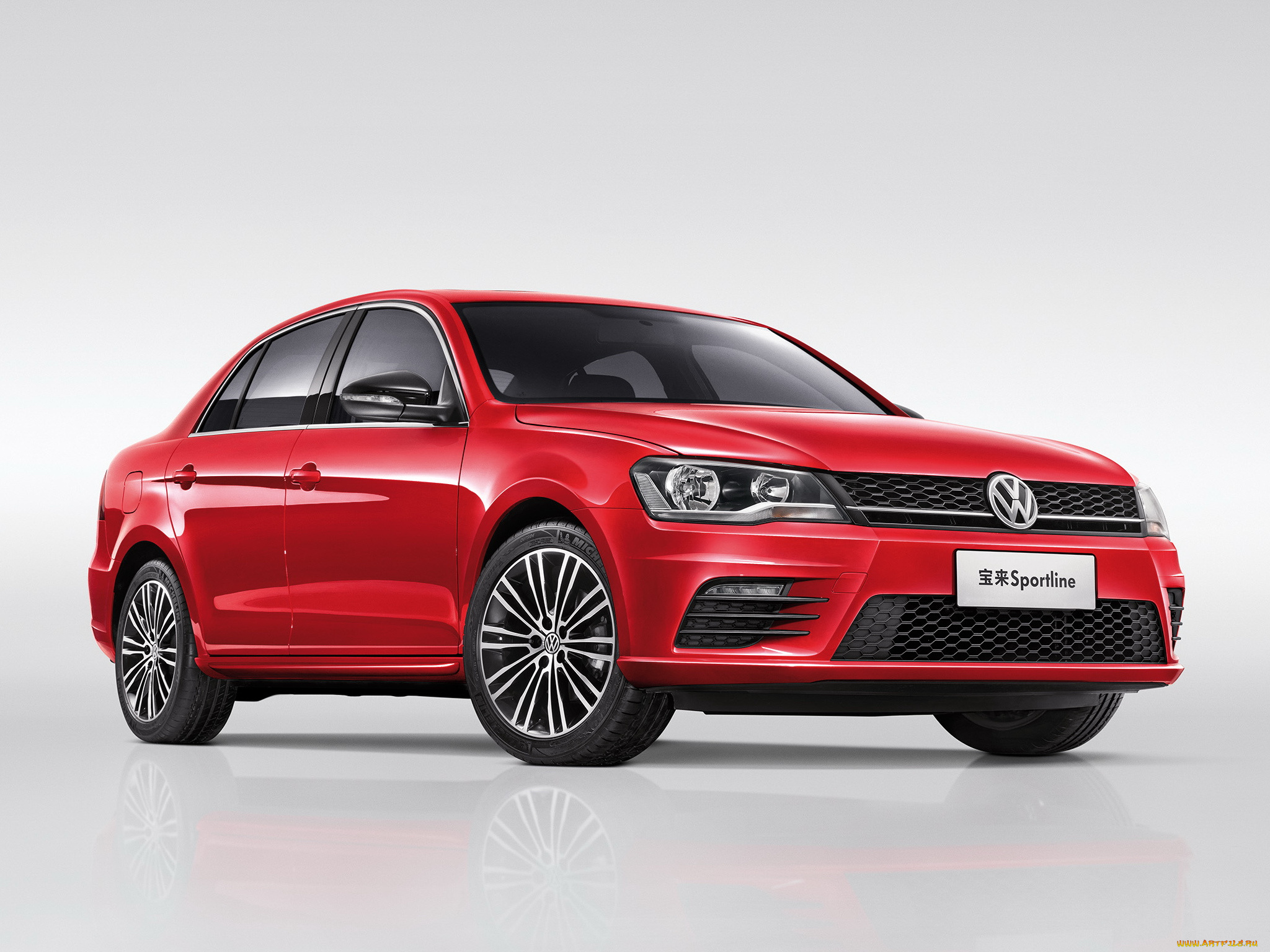 автомобили, volkswagen, красный, 2014, sportline, bora