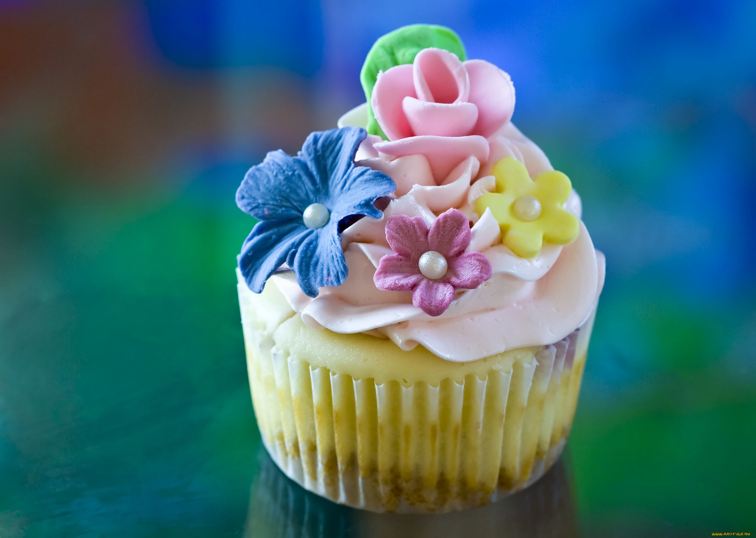 еда, пирожные, , кексы, , печенье, кексик, цветы