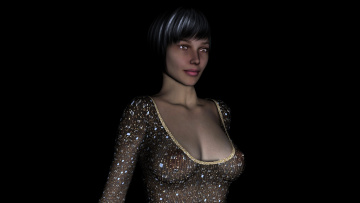 Картинка 3д+графика people+ люди девушка взгляд