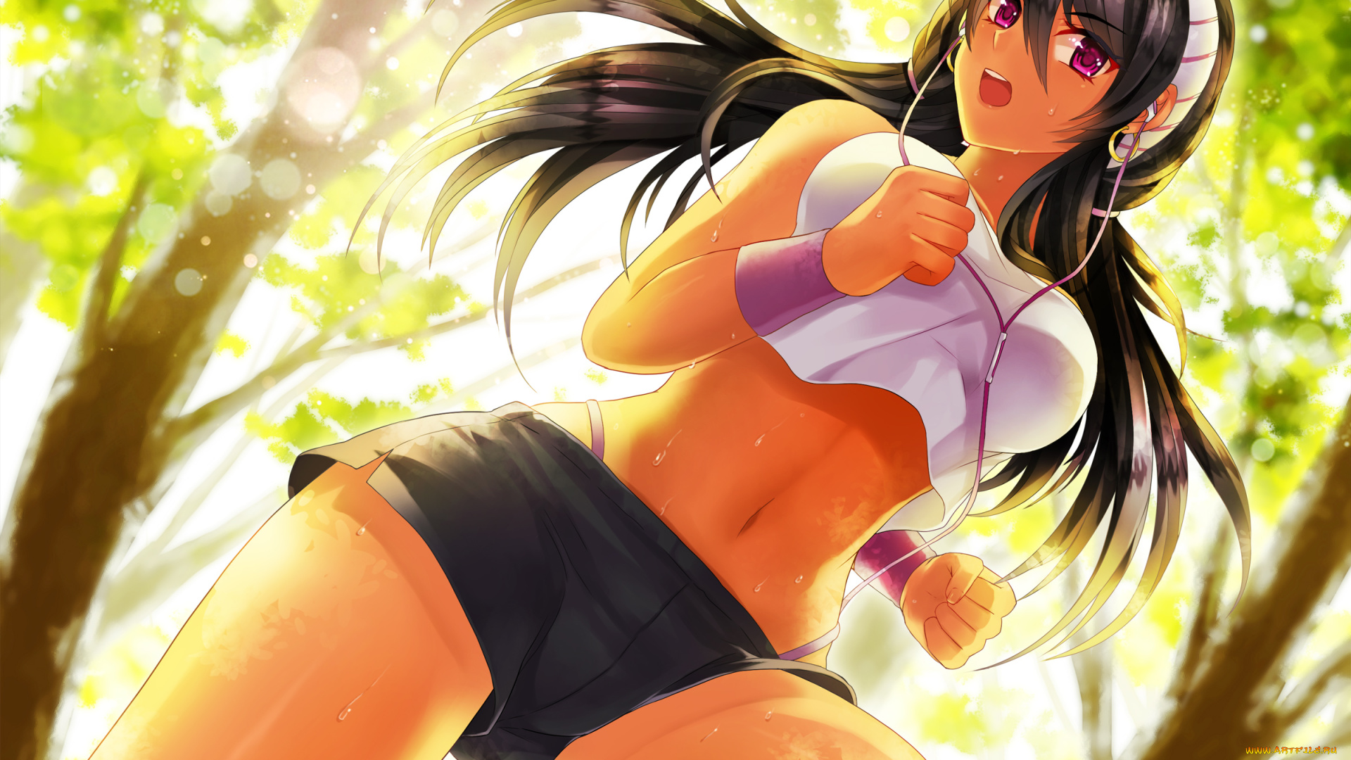 аниме, unknown, , другое, hunie, pop, kyanna, delrio, спорт, девушка