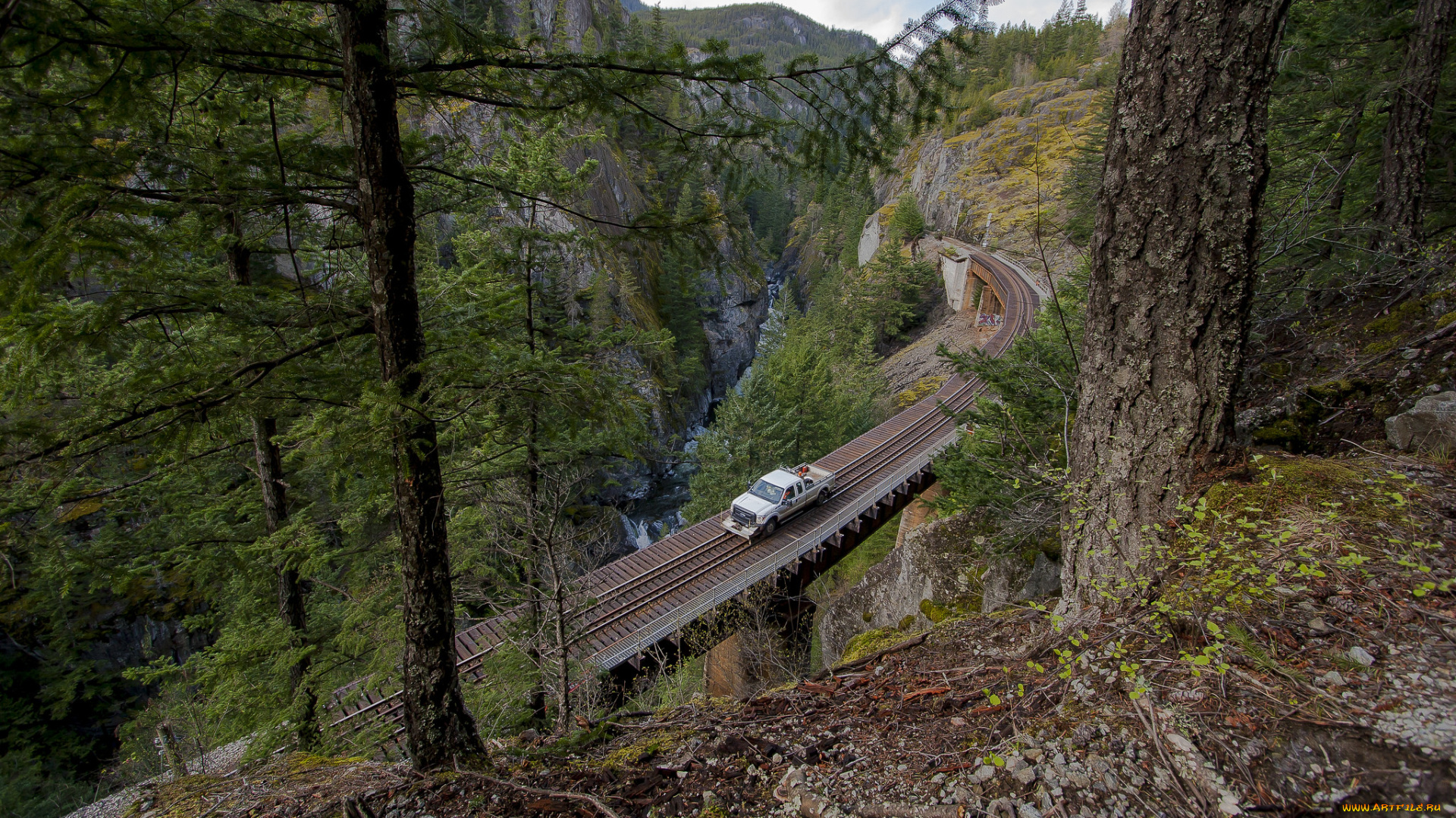 техника, другое, мотодрезина, железная, рельсы, дорога