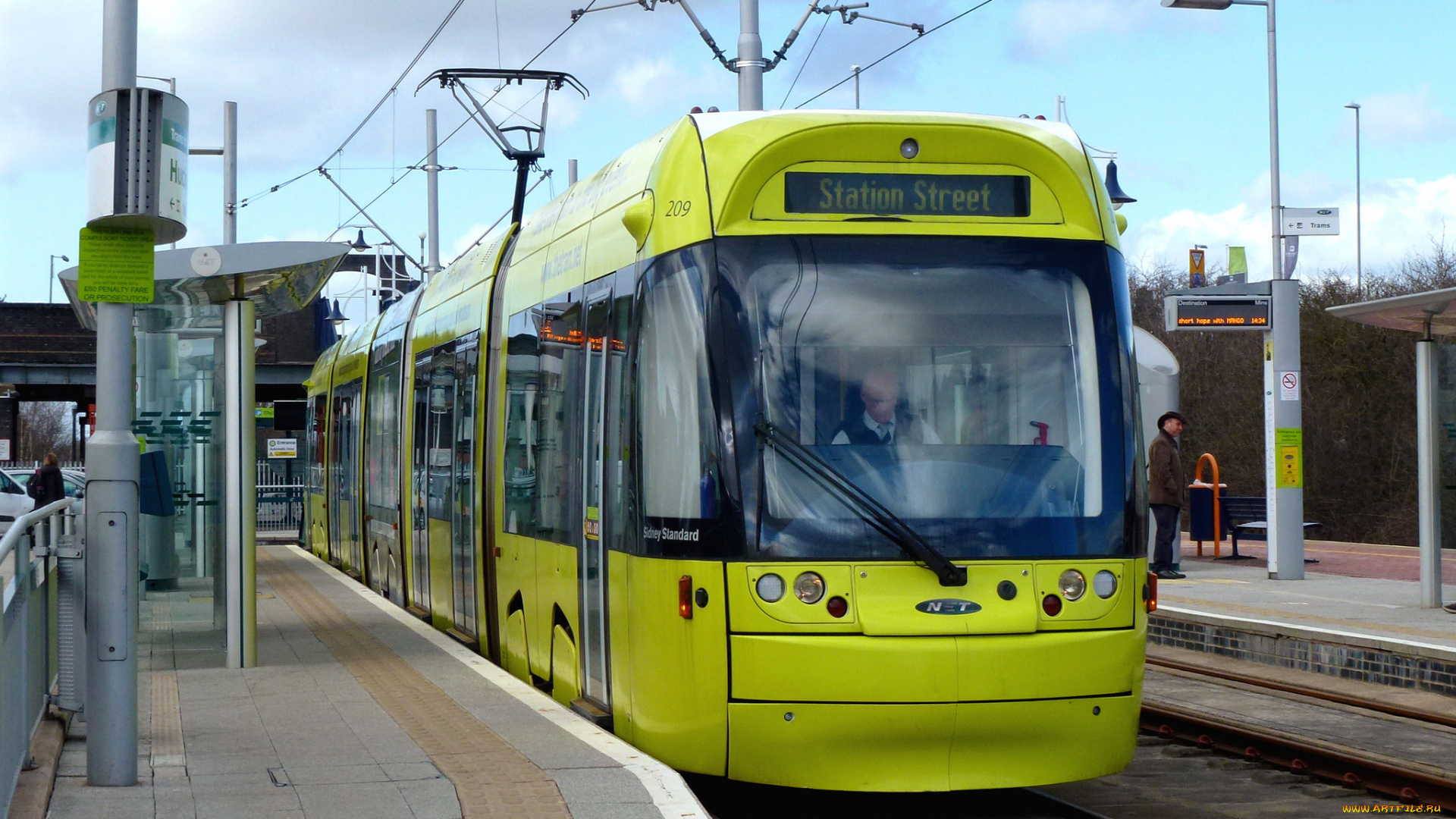 техника, трамваи, рельсы, город, трамвай