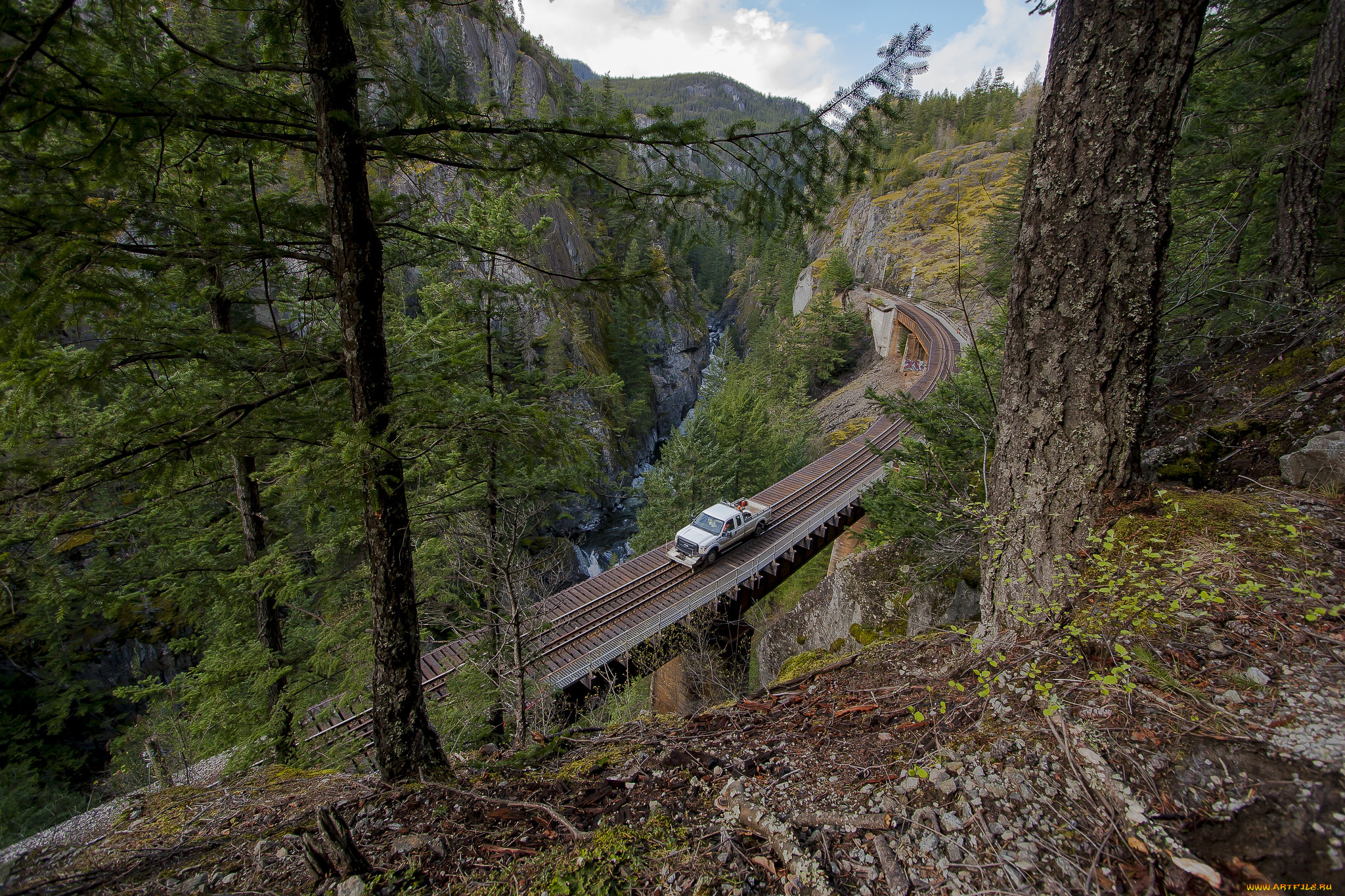 техника, другое, мотодрезина, железная, рельсы, дорога