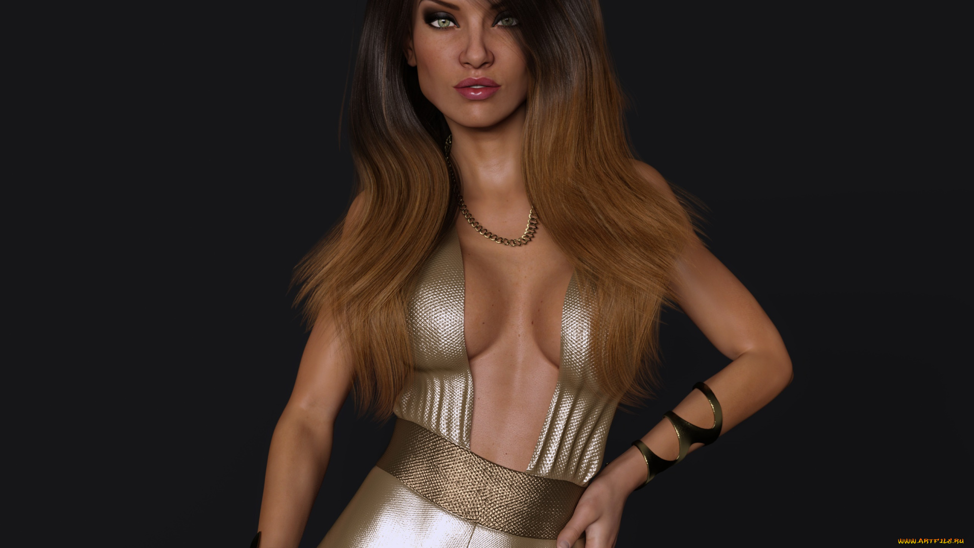 3д, графика, люди, , people, девушка, фон, взгляд