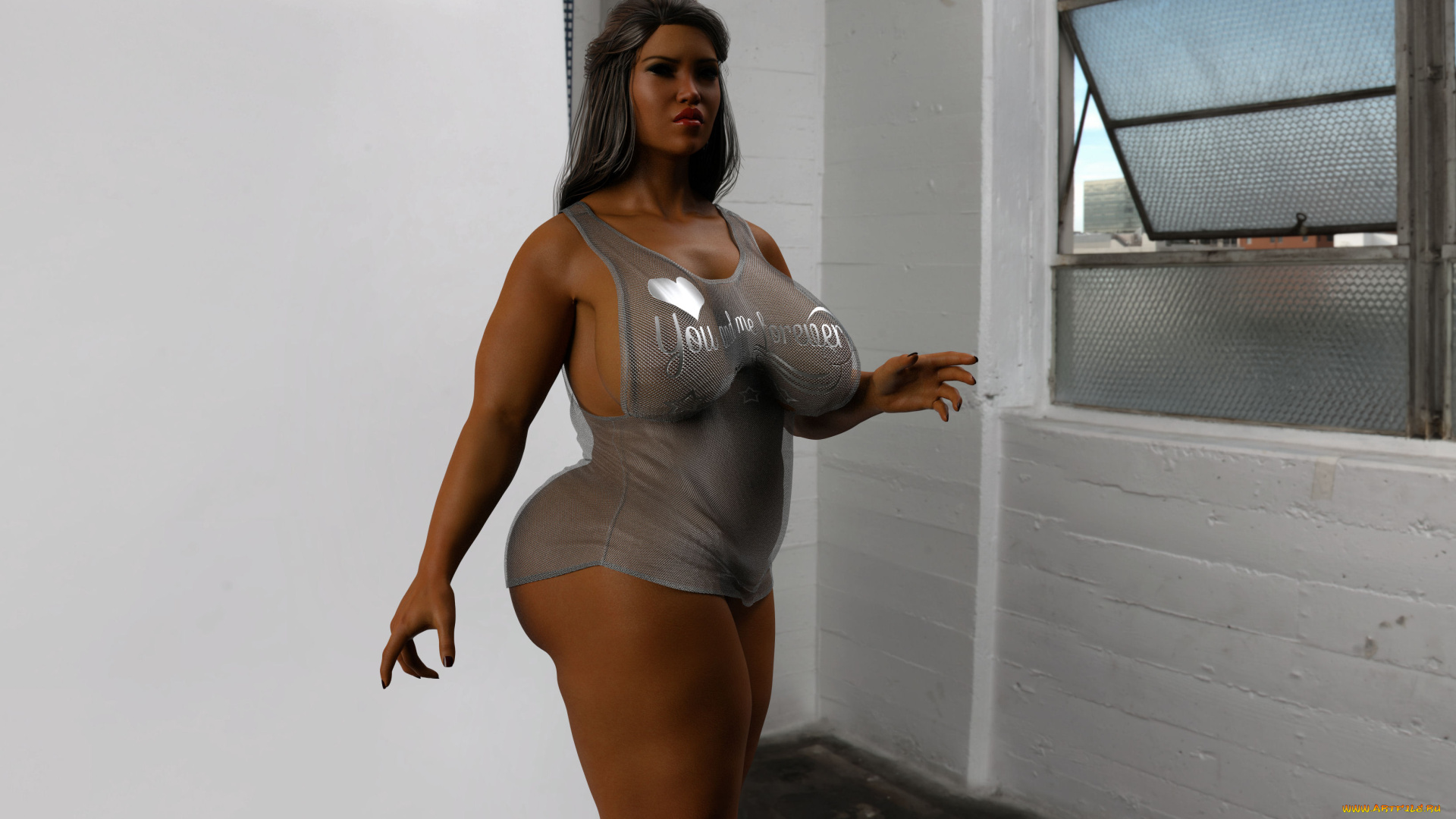 3д, графика, люди, , people, взгляд, фон, девушка