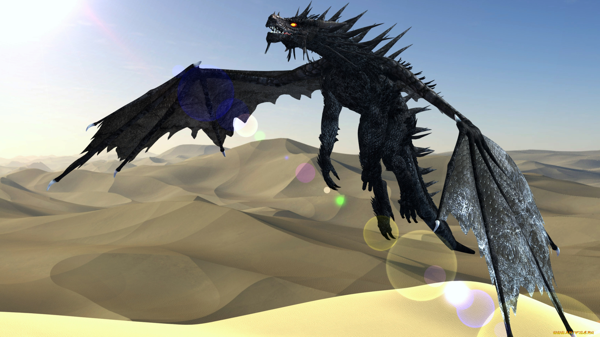 3д, графика, существа, , creatures, дракон