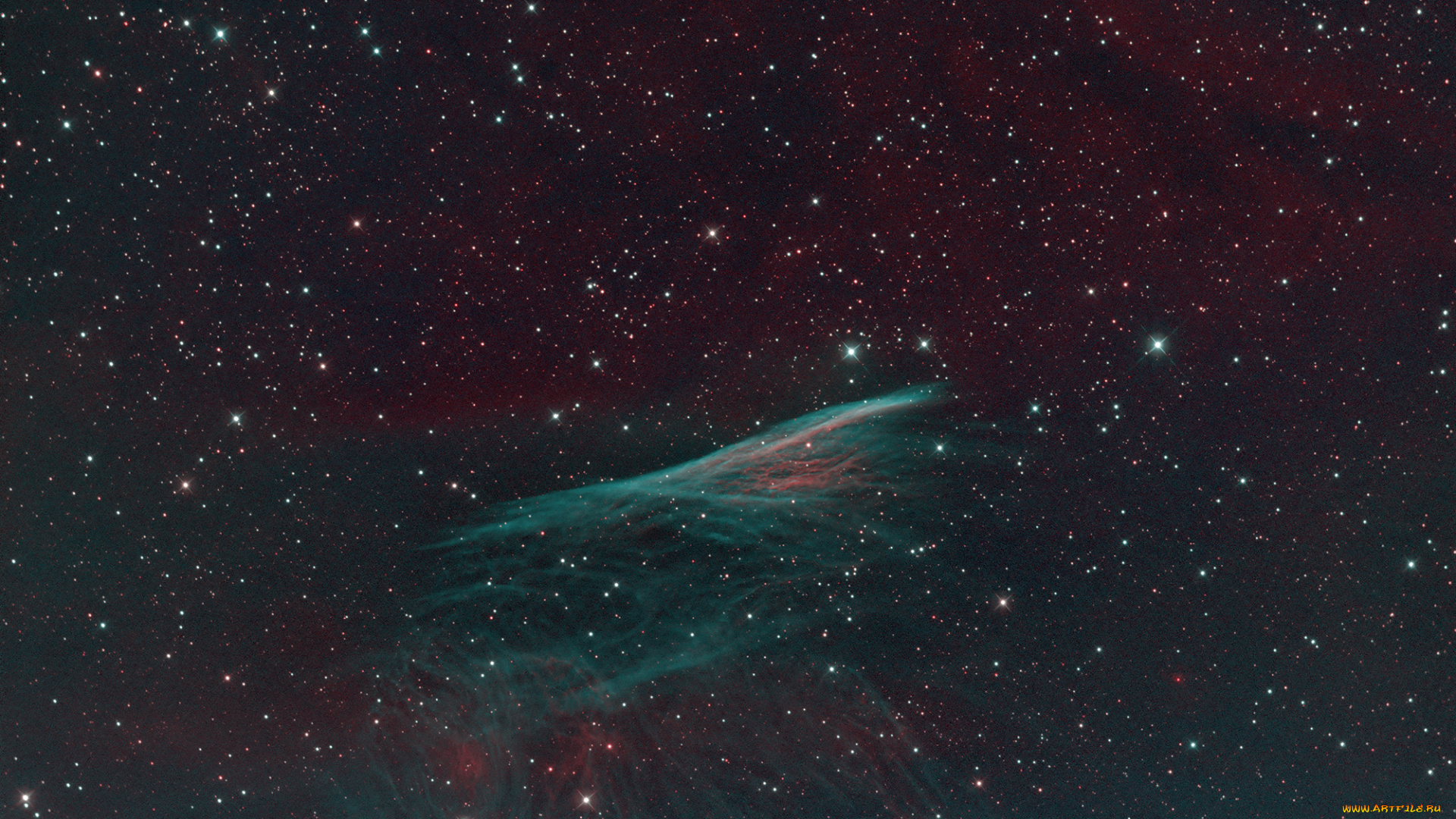 космос, галактики, туманности, в, созвездии, паруса, туманность, эмиссионная, ngc, 2736