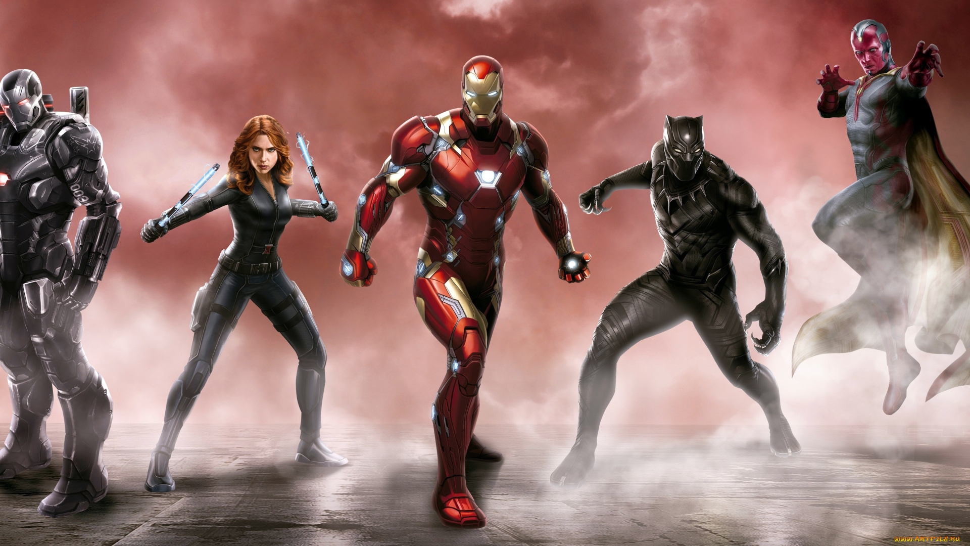 рисованное, кино, воитель, vision, black, panther, iron-man, marvel, comics, civil, war, Черная, пантера, captain, america, widow, вижн