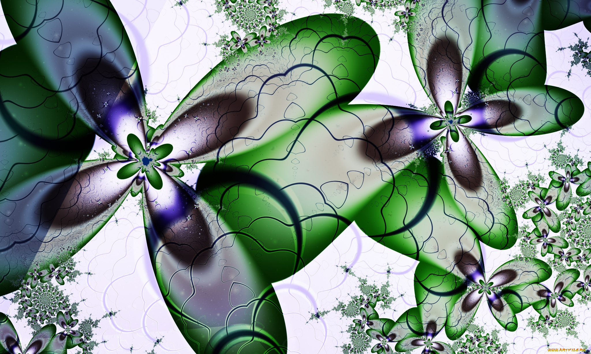 3д, графика, фракталы, , fractal, узор, фон, цвета