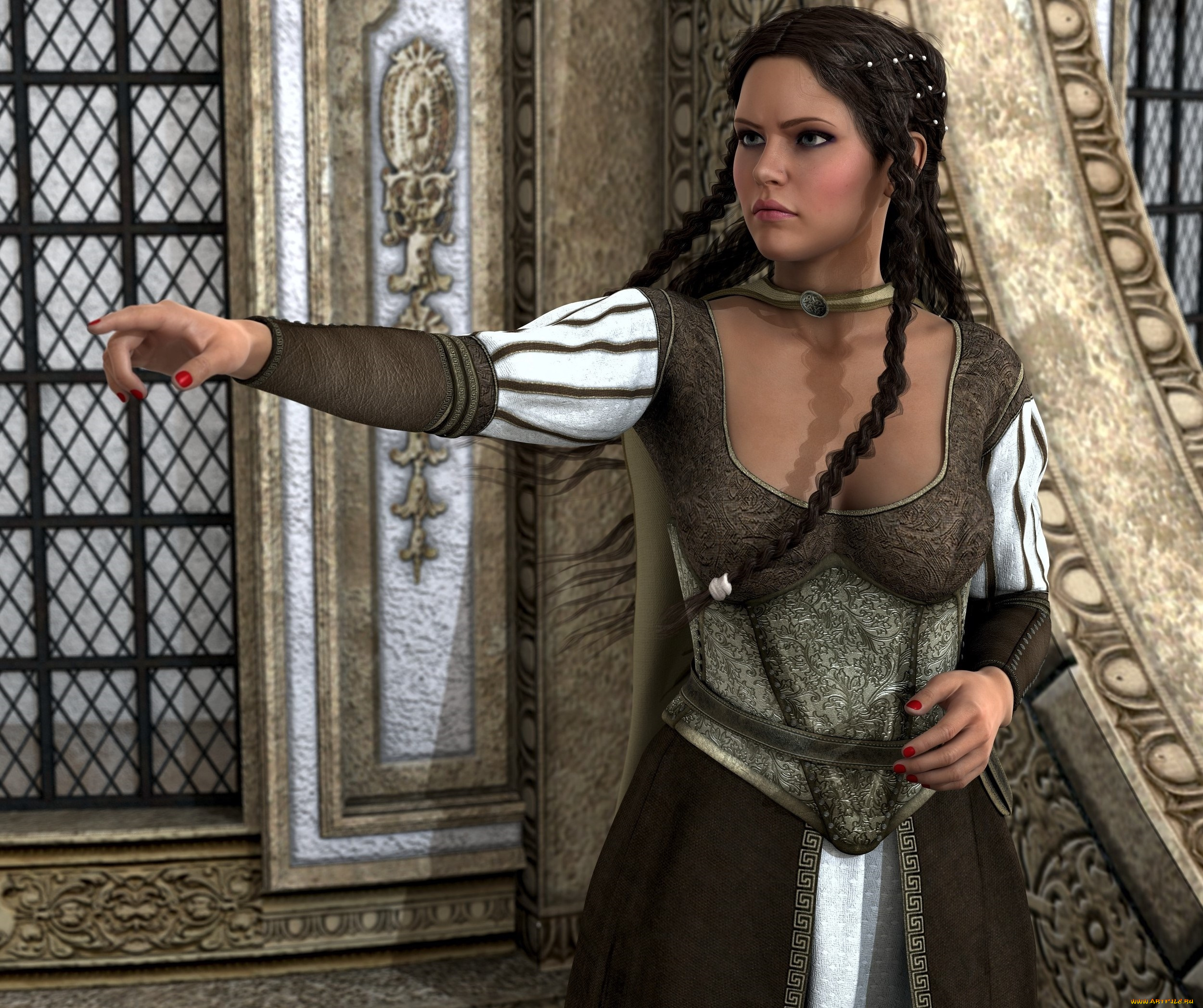 3д, графика, люди, , people, фон, взгляд, девушка