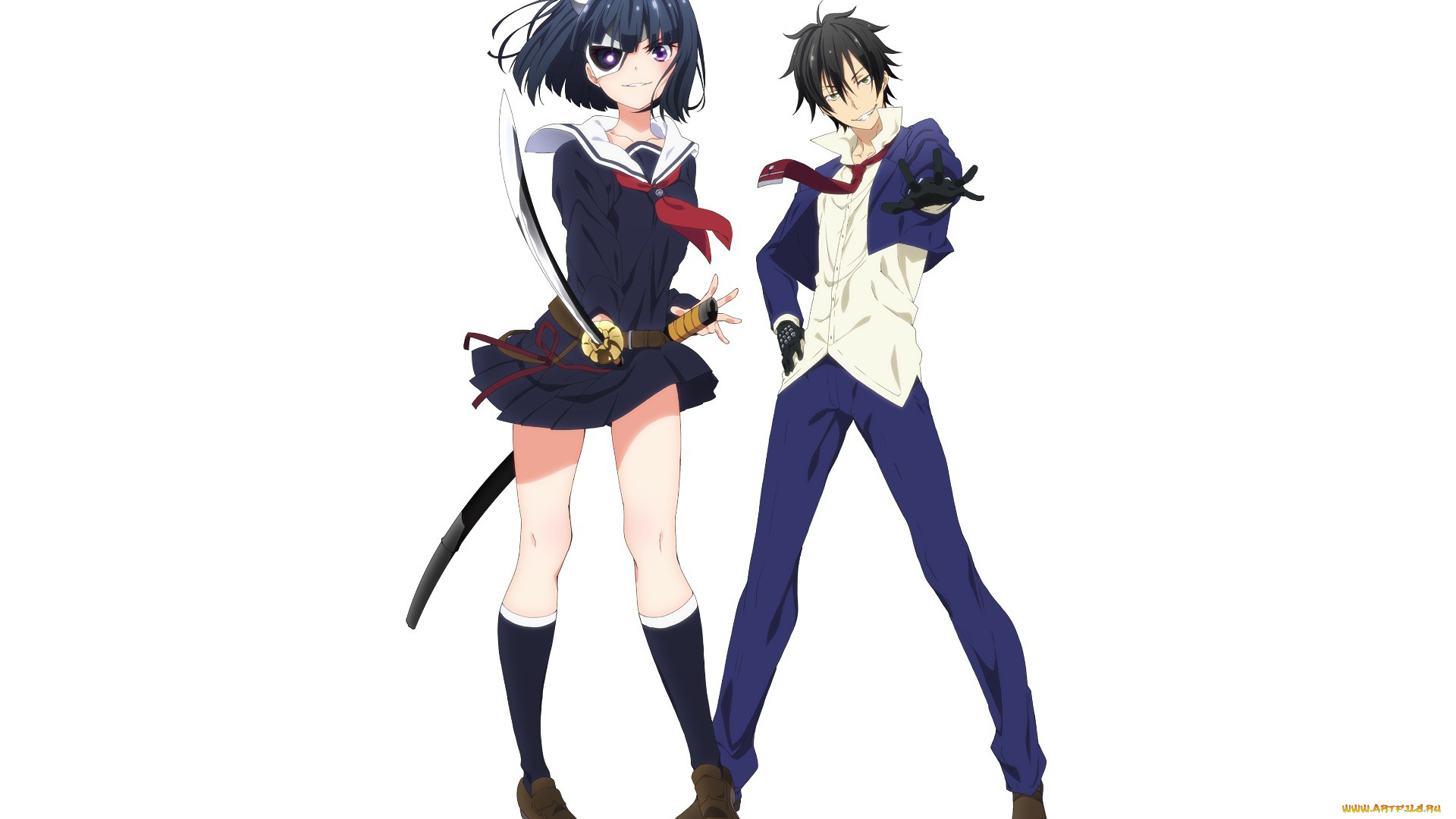 аниме, busou, shoujo, machiavellianism, girl, sword, anime, katana, boy, ken, blade, mask, gloves, seifuku, armed, girl's, machiavellism, busou, shoujo, machiavellianism