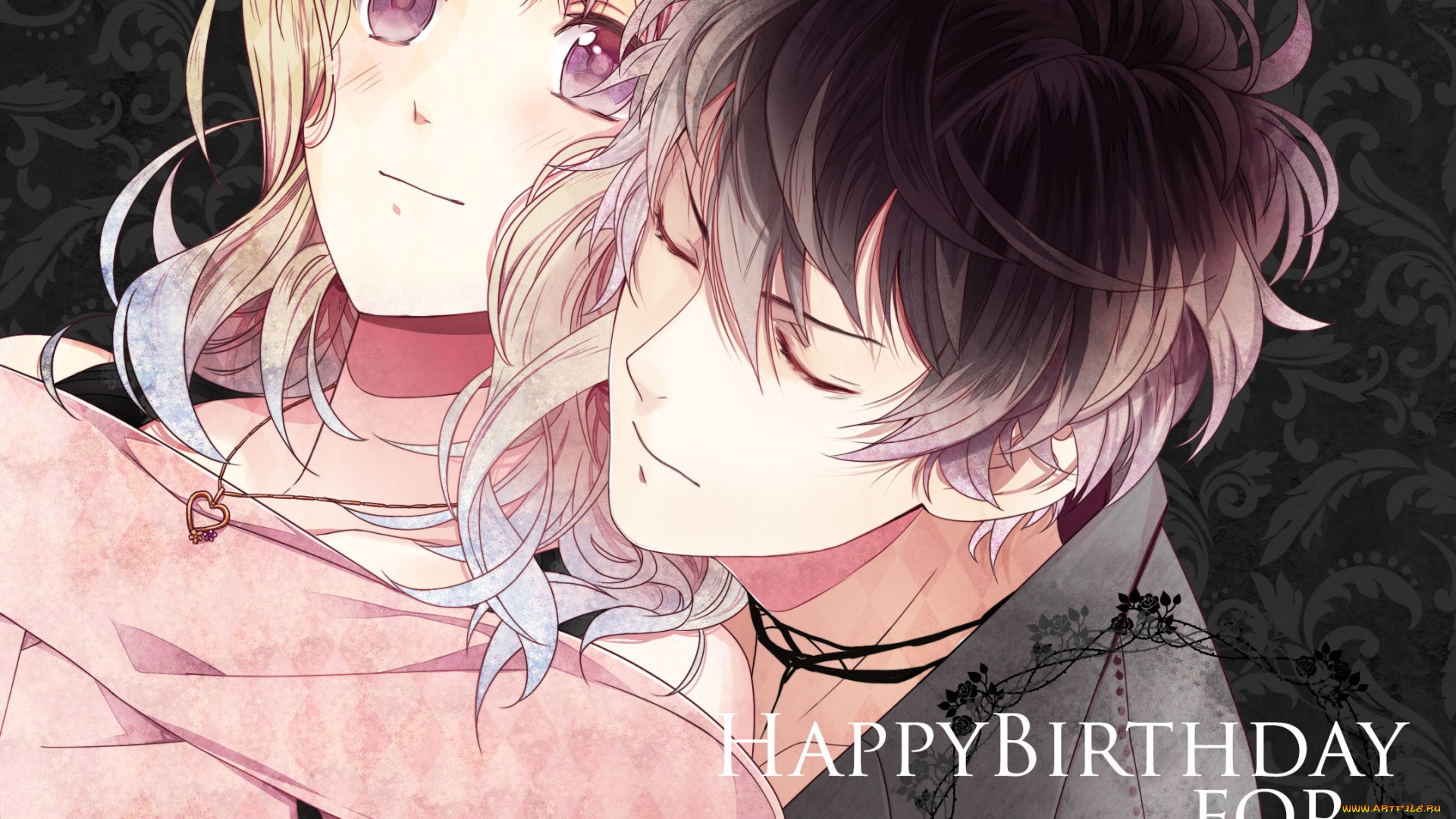 аниме, diabolik, lovers, пара