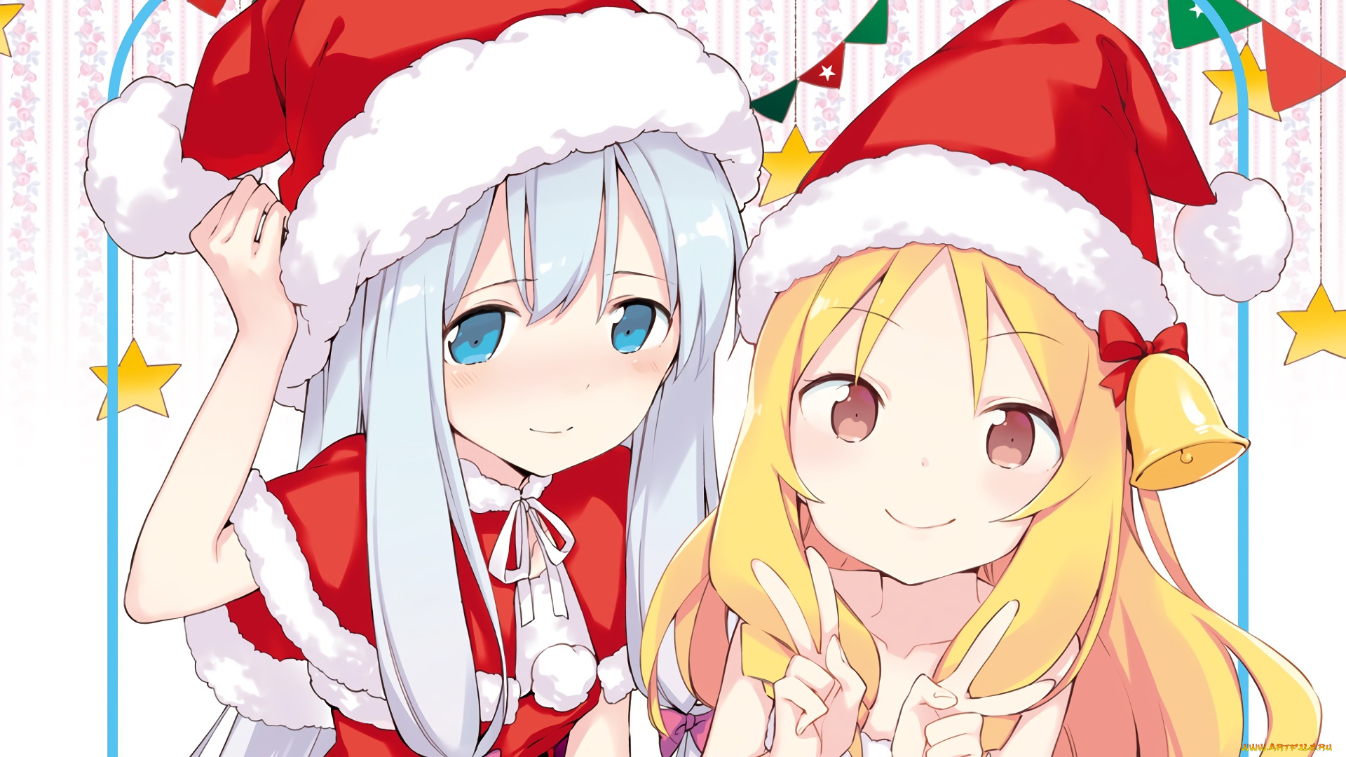 аниме, eromanga-sensei, девушки, фон, взгляд