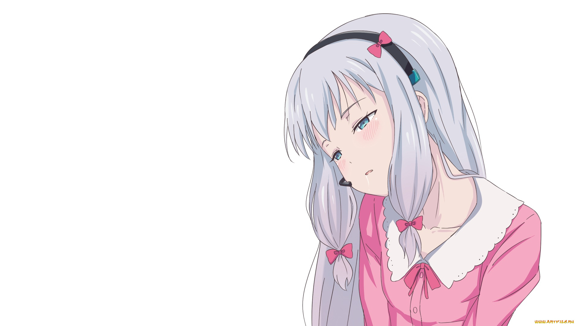 аниме, eromanga-sensei, фон, взгляд, девушка