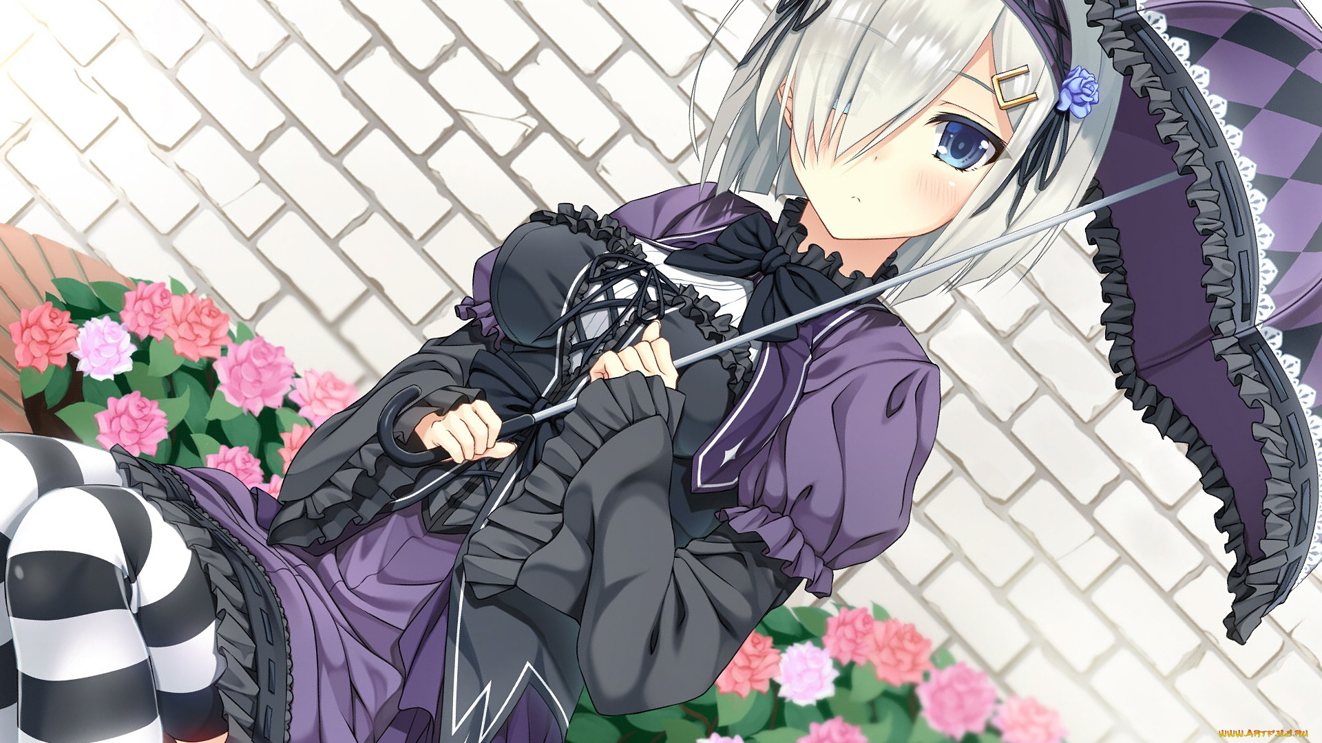 аниме, kantai, collection, фон, взгляд, девушка