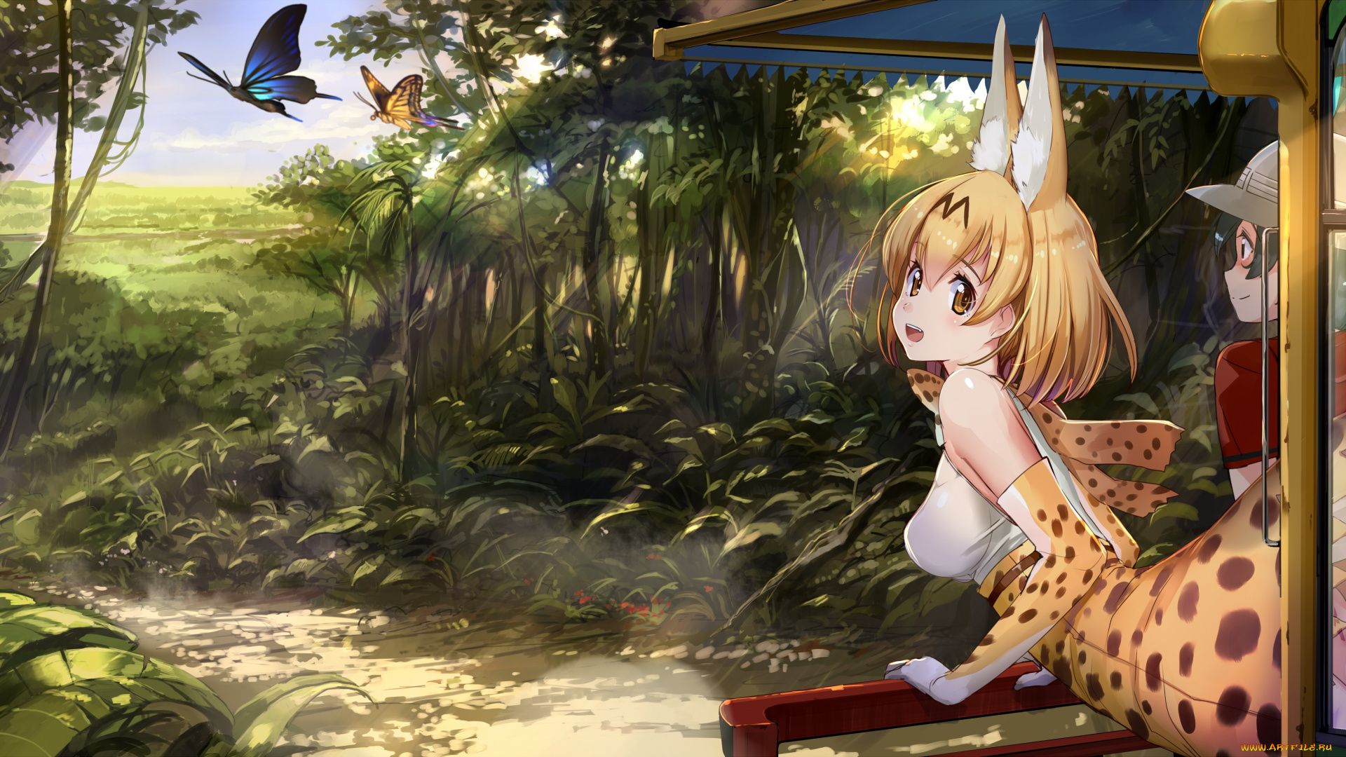 аниме, kemono, friends, kemono, friends