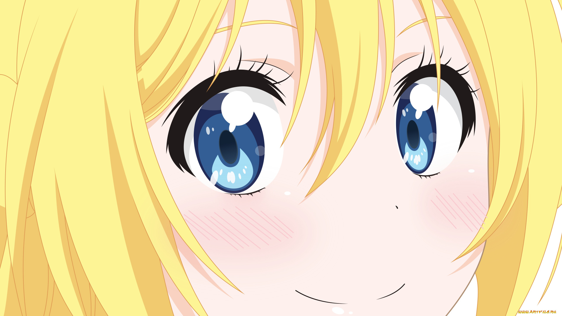 аниме, nisekoi, девушка, фон, взгляд