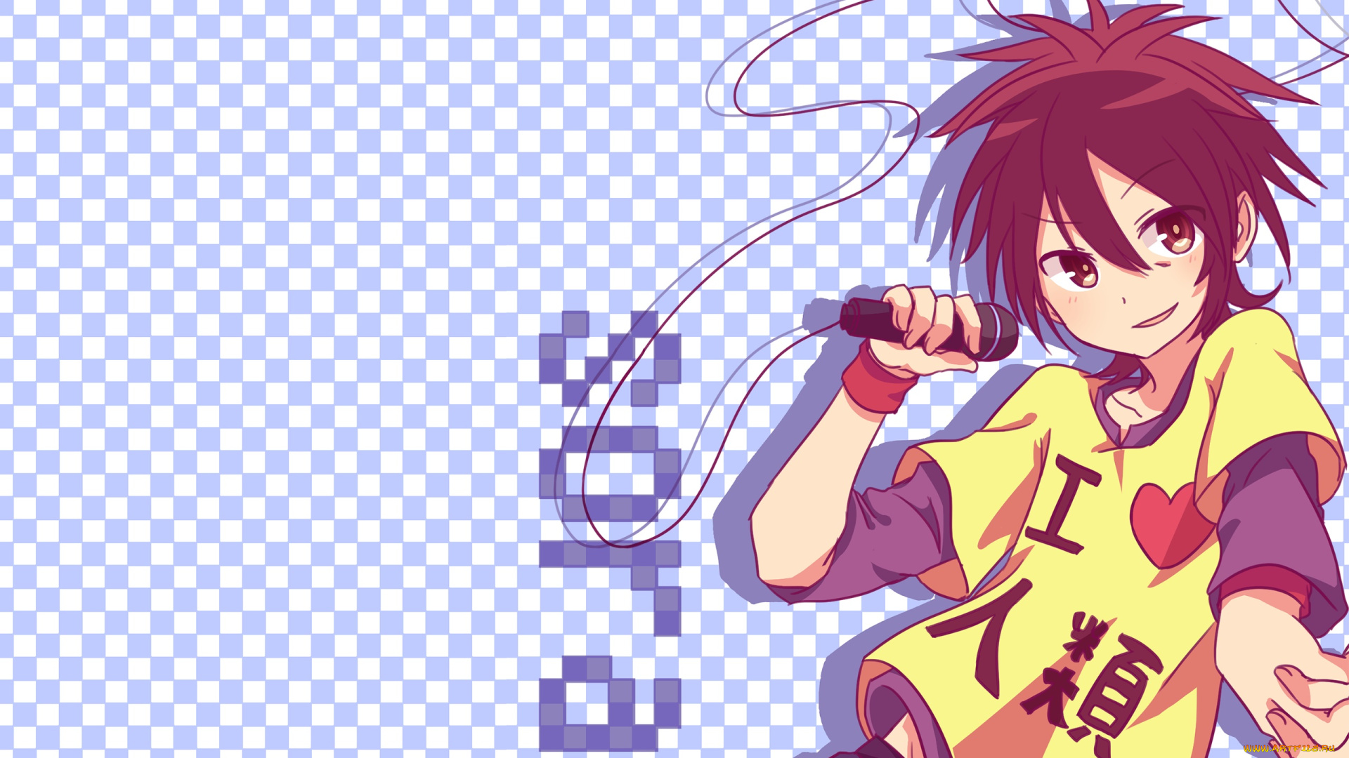 аниме, no, game, no, life, фон, взгляд, парень