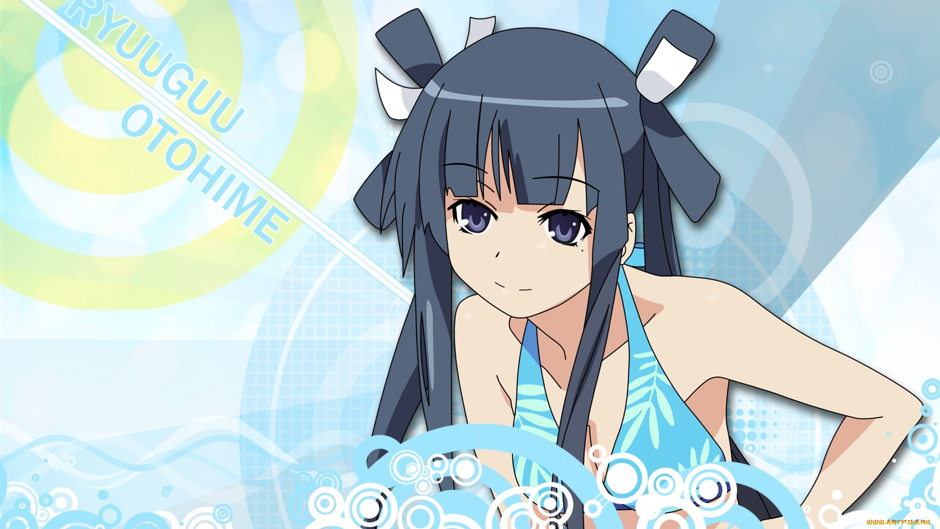 аниме, ookami-san, to, shichinin, no, nakama-tachi, фон, девушка, взгляд