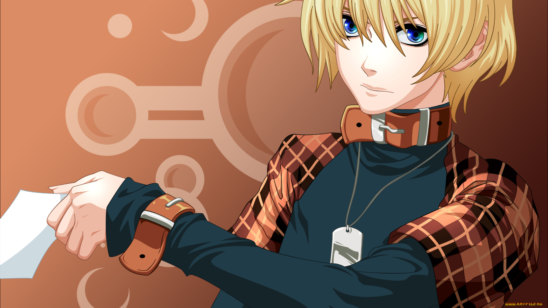 аниме, togainu, no, chi, парень