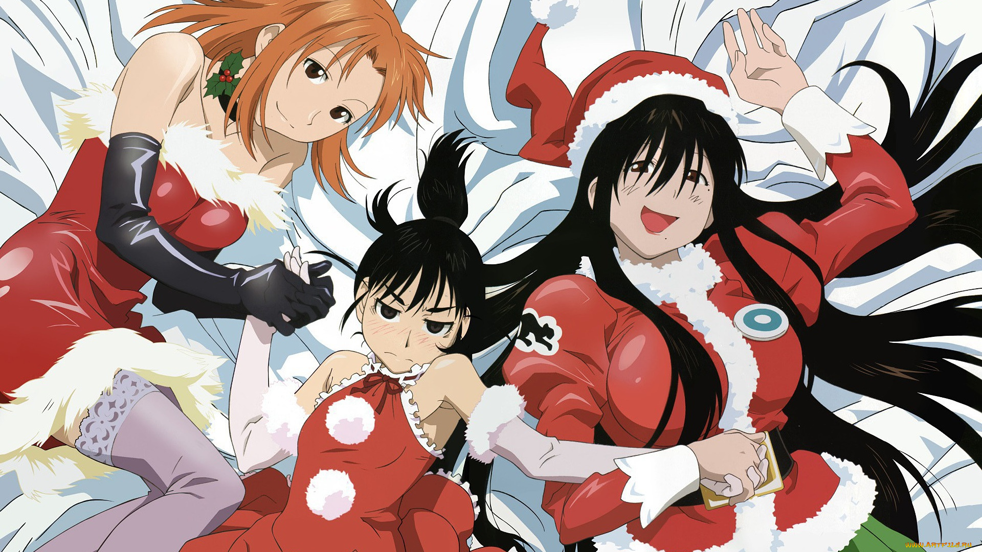 аниме, unknown, , другое, фон, взгляд, девушки