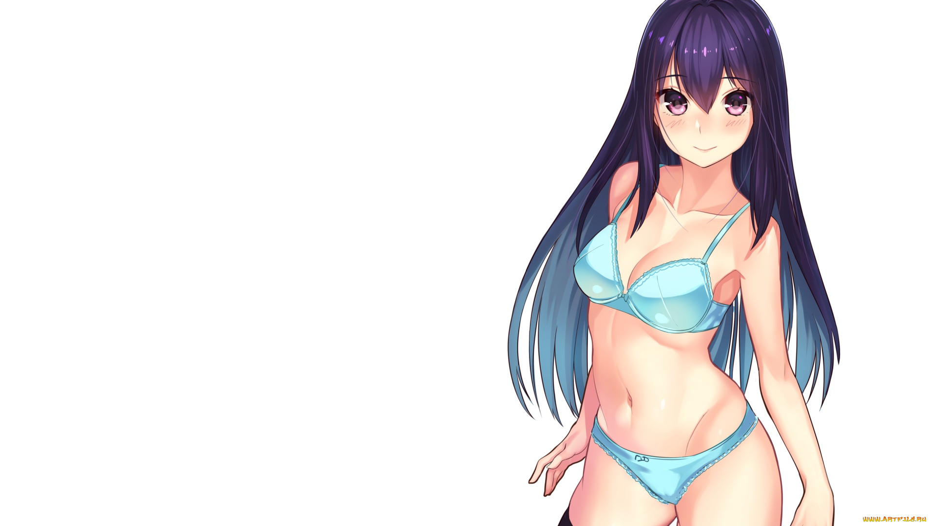 аниме, unknown, , другое, фон, взгляд, девушка