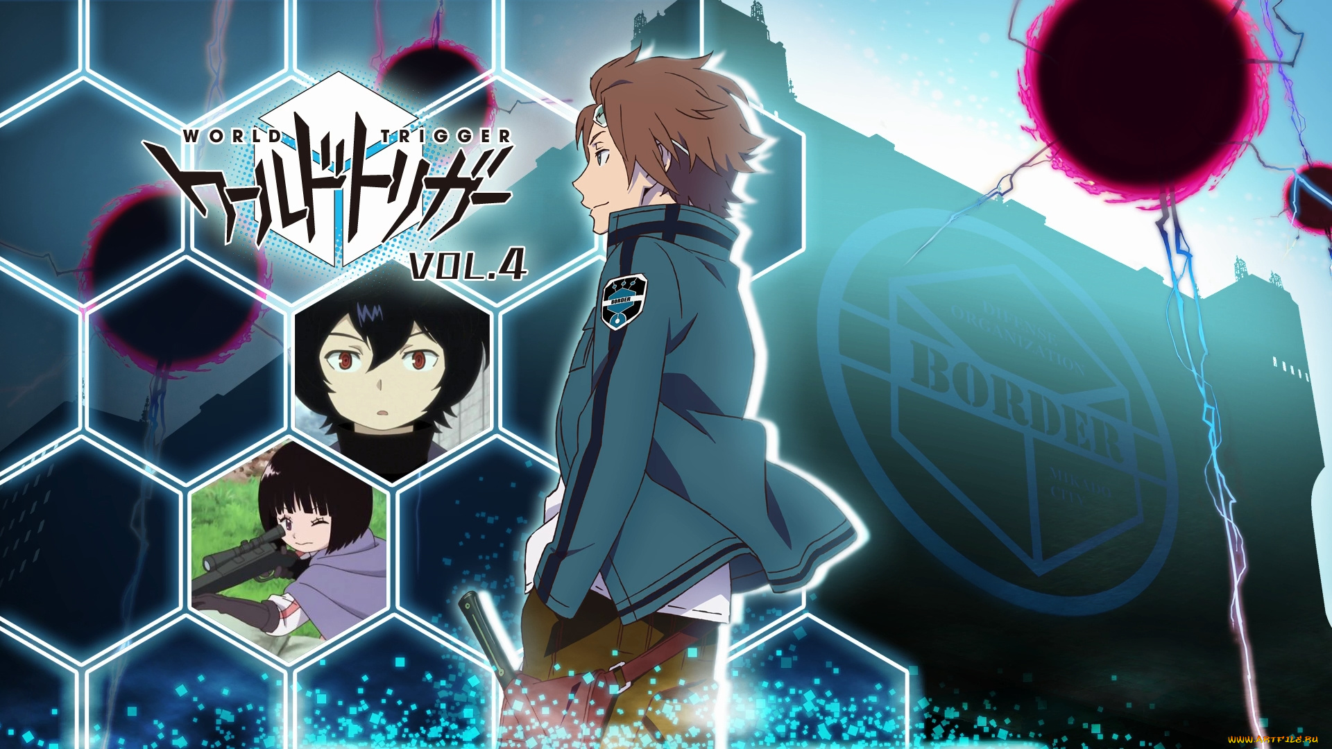 аниме, world, trigger, импульс, мира